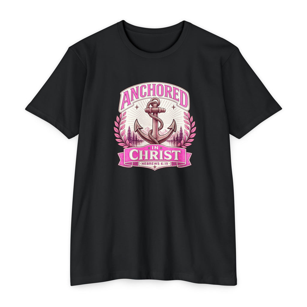 Women Anchored in Christ Anchor Graphic T-shirt