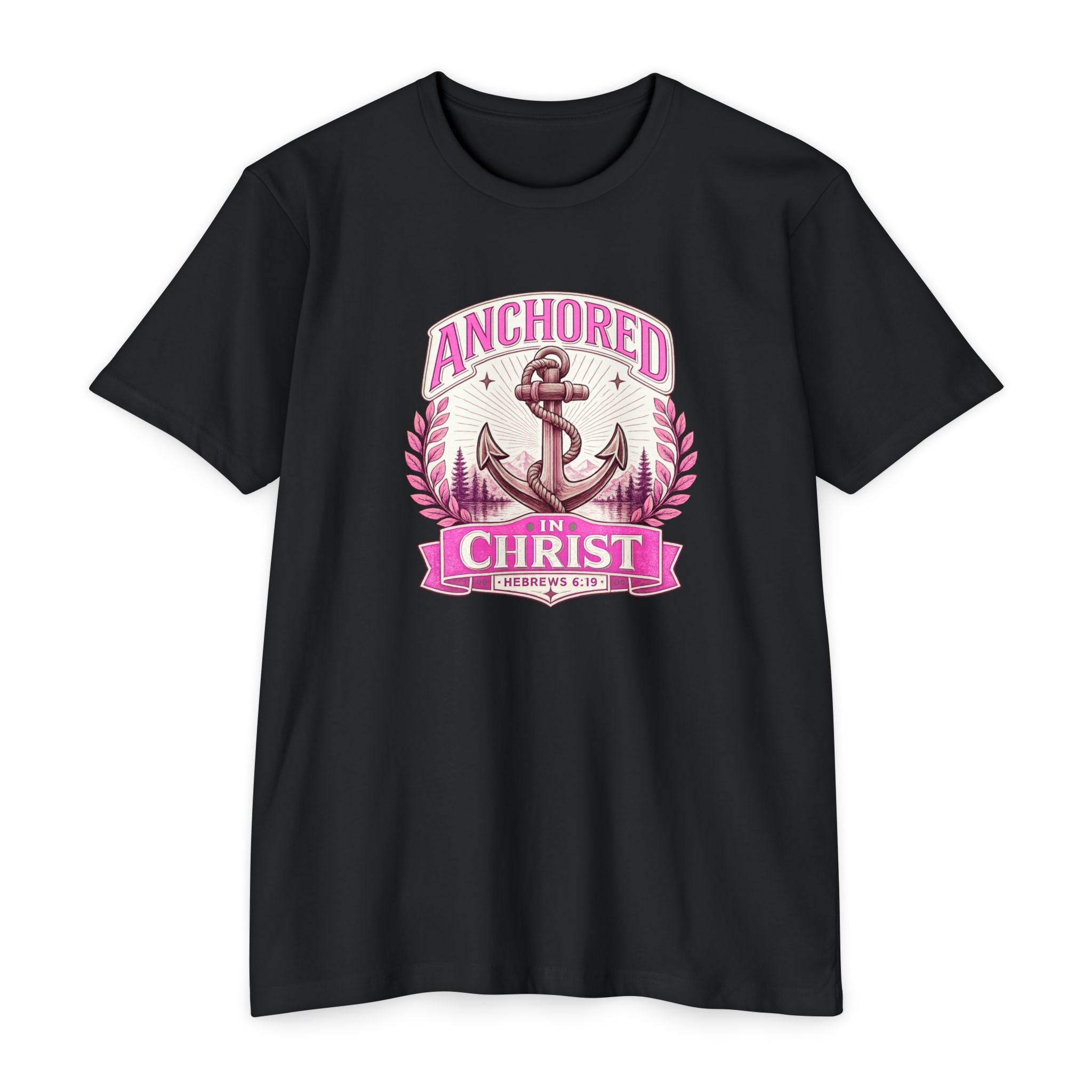 Women Anchored in Christ Anchor Graphic T-shirt