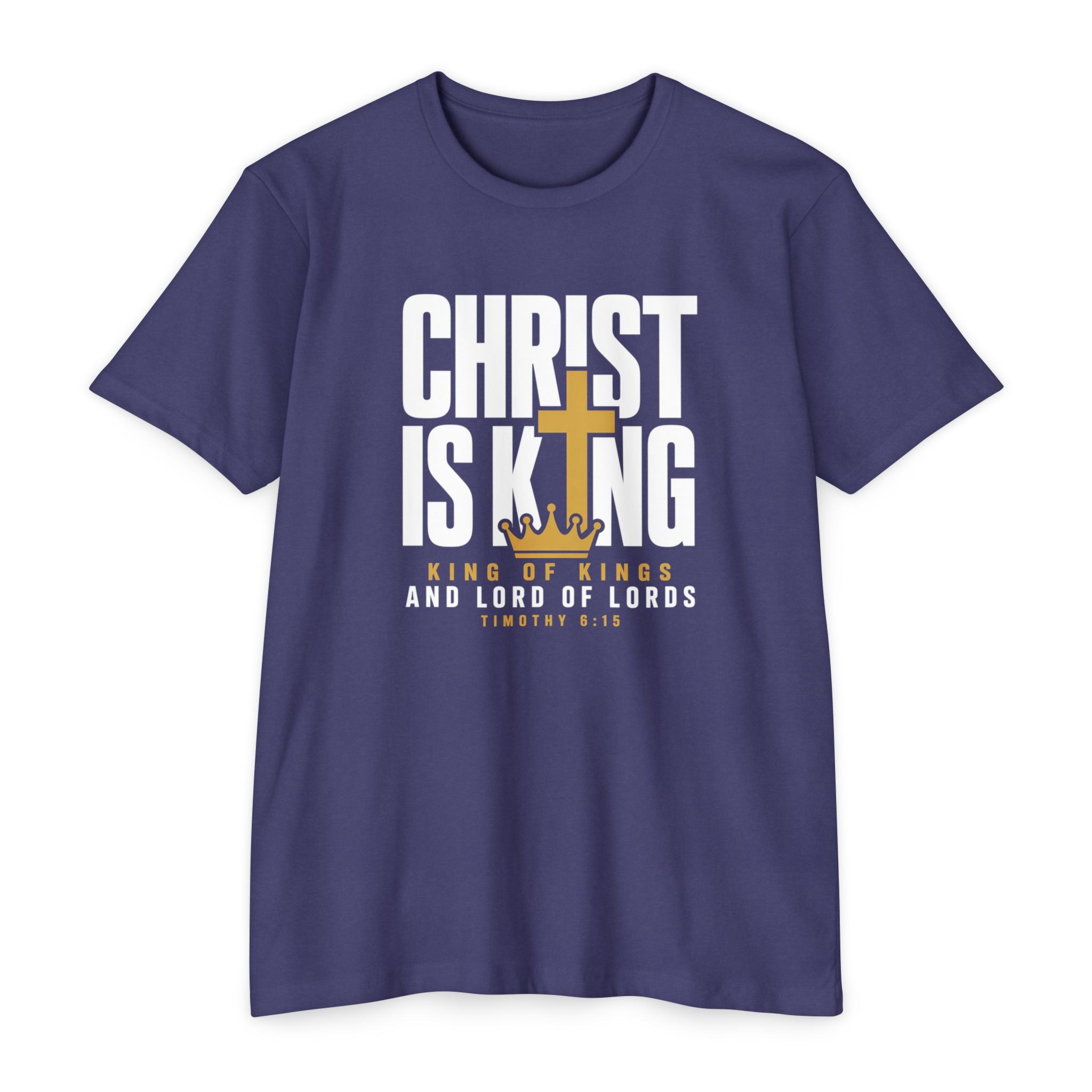 Mens 7Christian 'Christ Is King' T-Shirt — King of Kings Faith Tee
