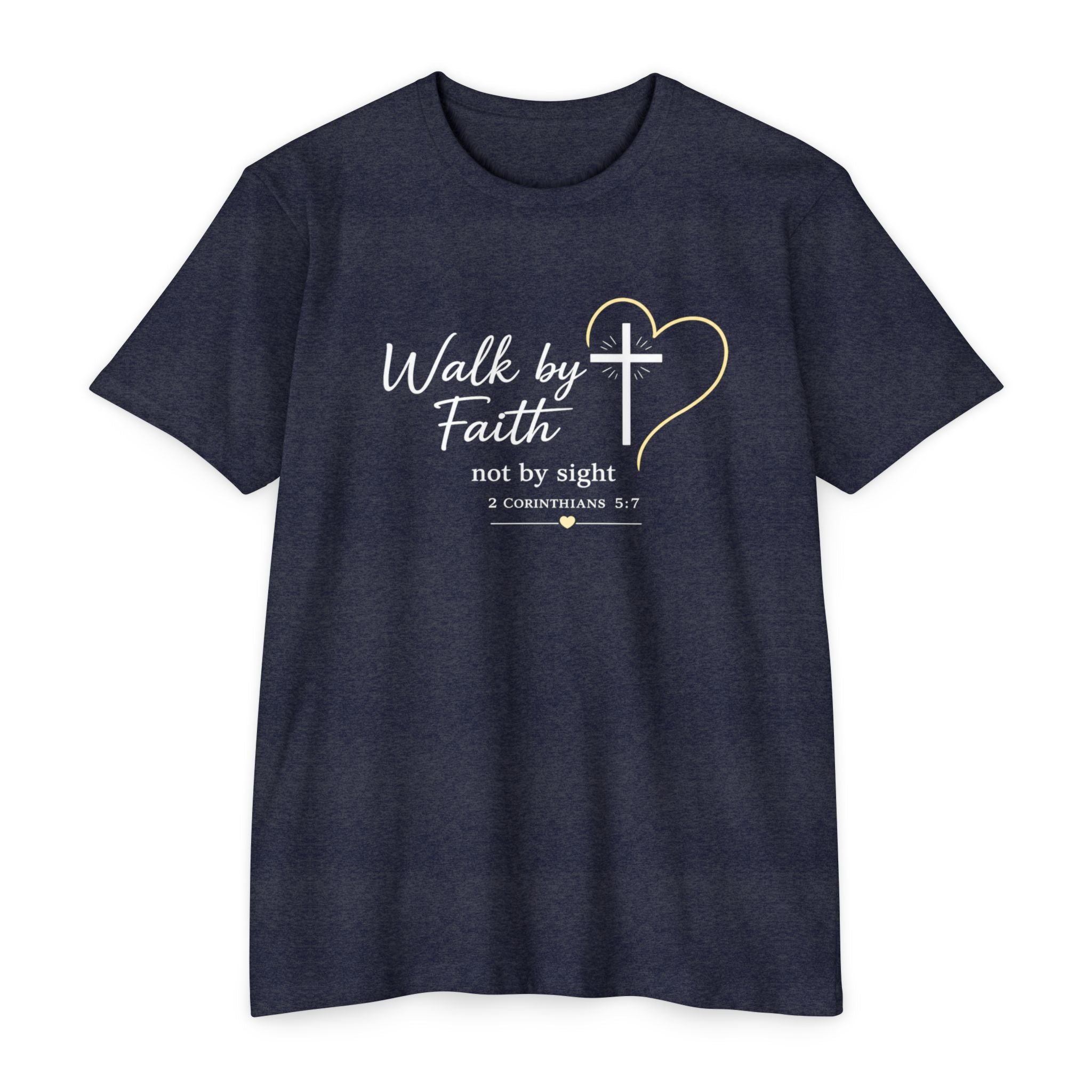 Womens Walk by Faith lantern T-shirt | Christian Tee