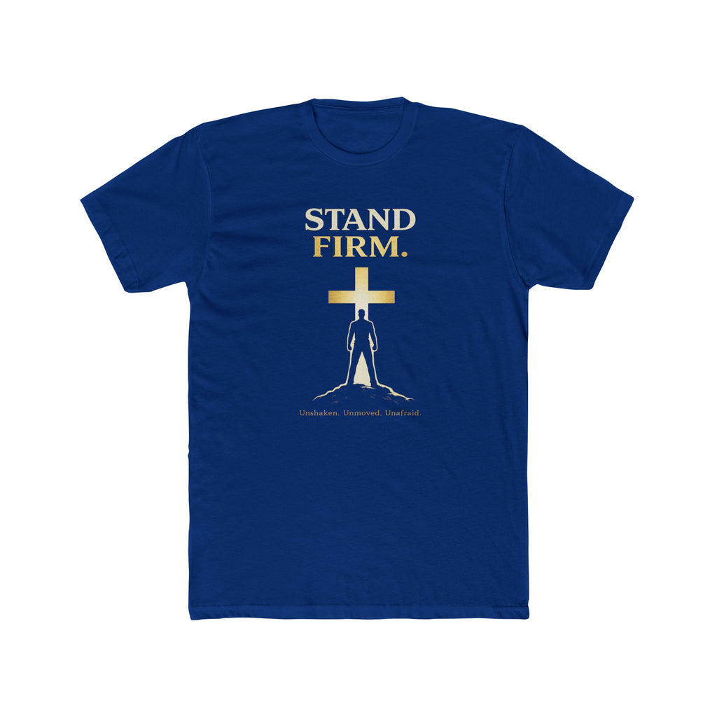 Stand Firm Cross silhouette T-Shirt | Christian faith shirt