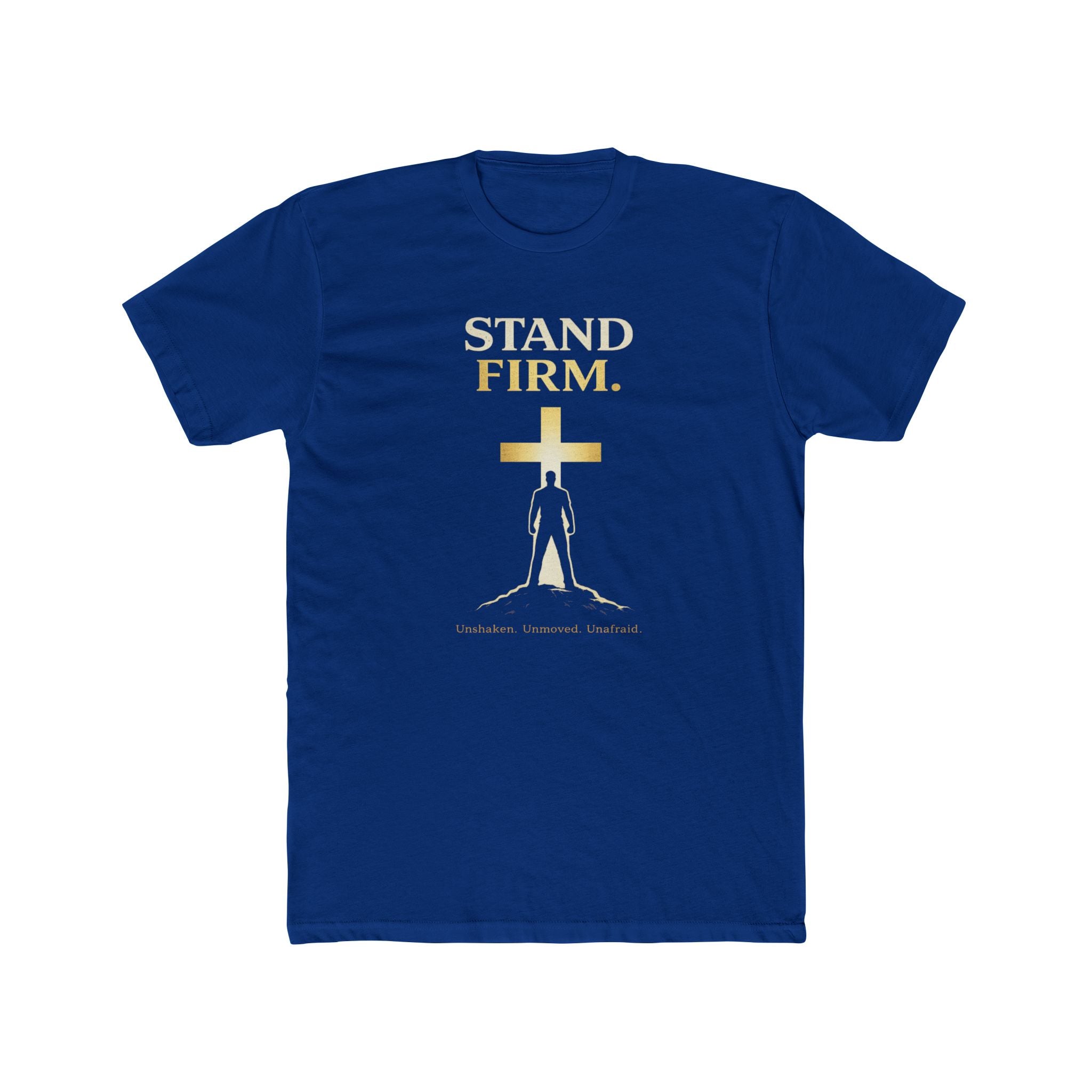 Stand Firm Cross silhouette T-Shirt | Christian faith shirt
