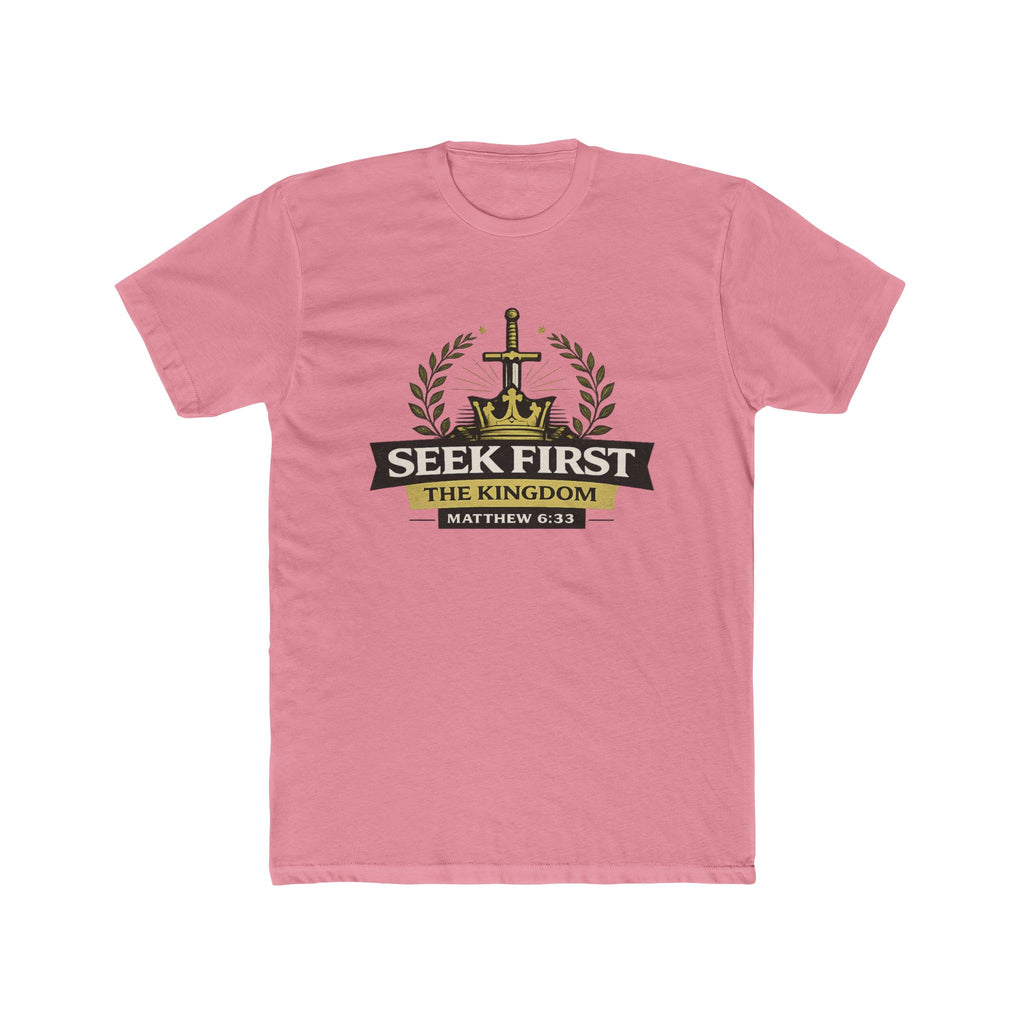 Seek First the Kingdom Tee | Matthew 6:33 Christian T-Shirt