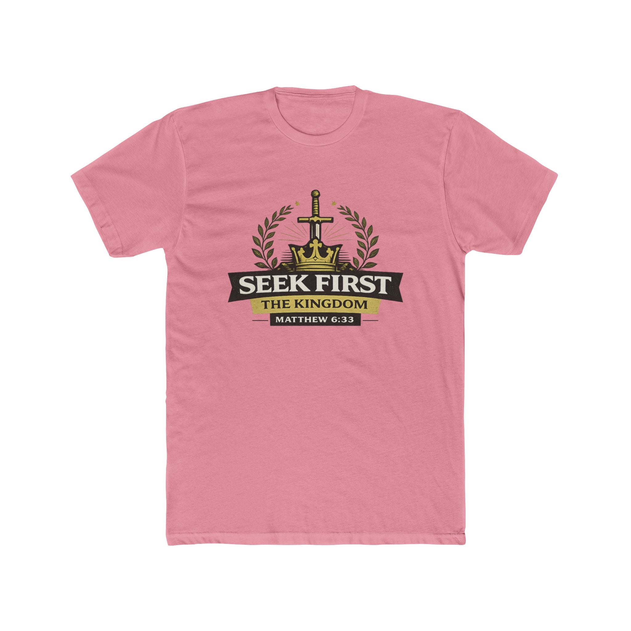 Seek First the Kingdom Tee | Matthew 6:33 Christian T-Shirt