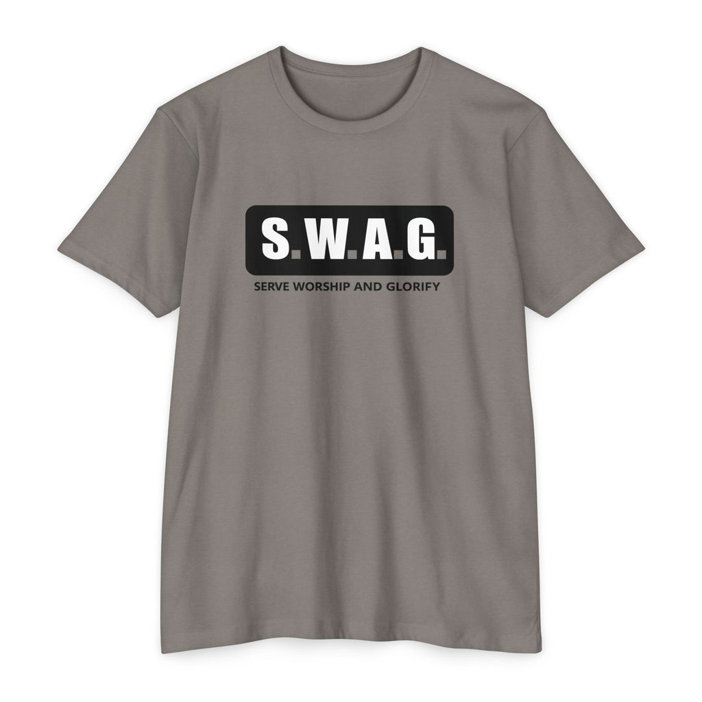 Womens S.W.A.G. Serve Worship And Glorify T-shirt | Christian Faith Shirt