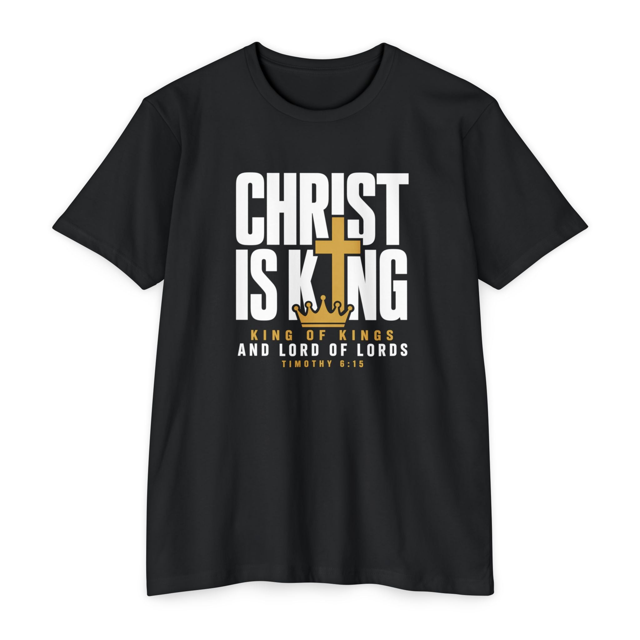 Mens 7Christian 'Christ Is King' T-Shirt — King of Kings Faith Tee