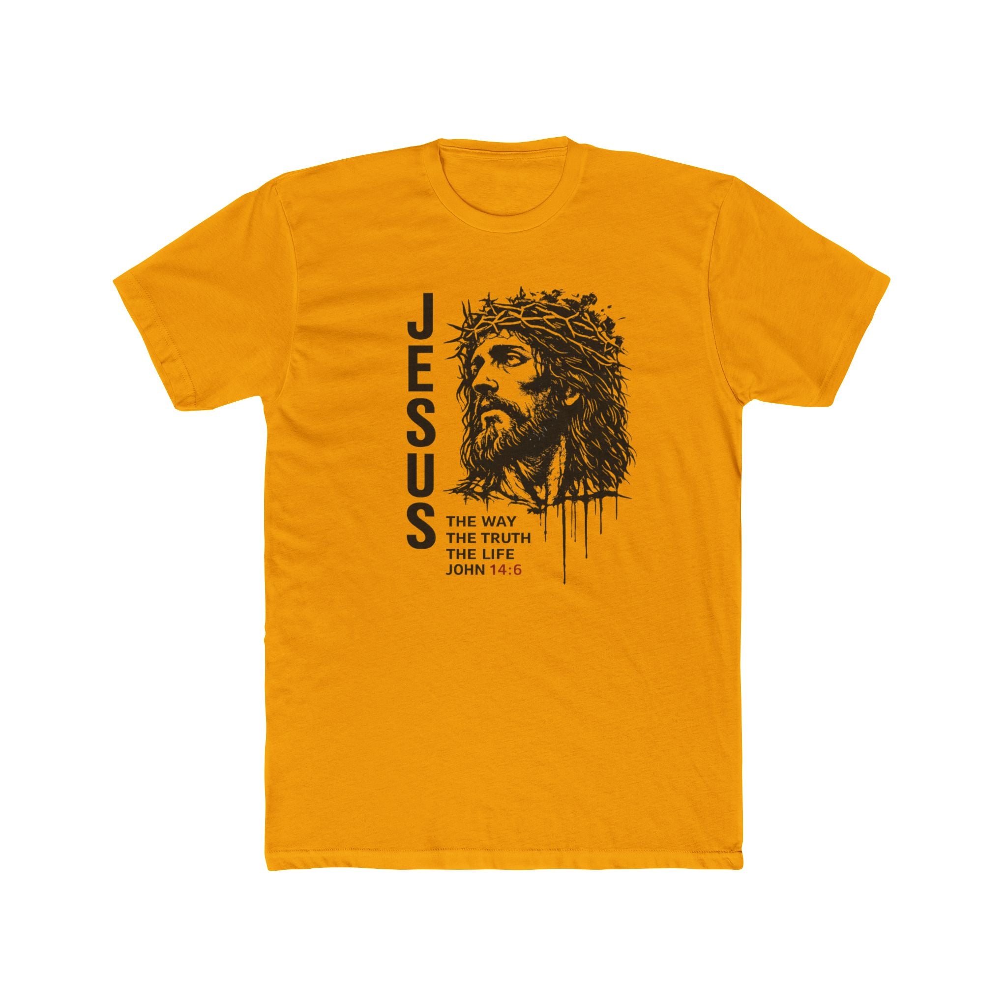 Mens Jesus The Way The Truth The Life Christian Tee
