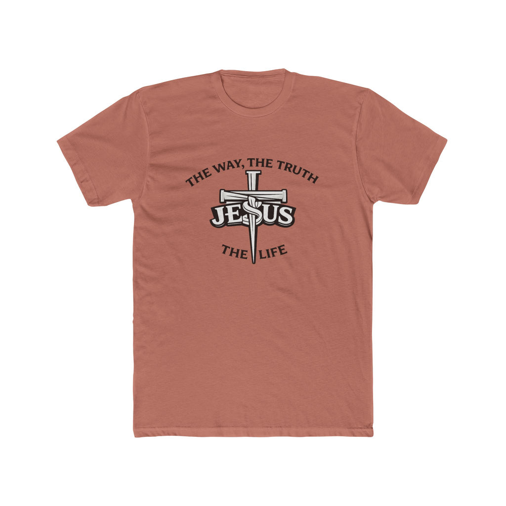 Jesus Cross Circle Tee | The Way The Truth The Life Christian Shirt