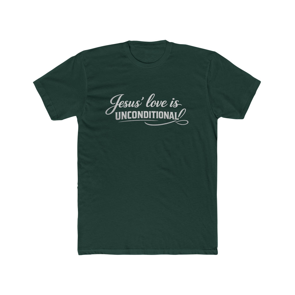 Jesus' Love Is Unconditional tee | Christian faith shirt, scripture design