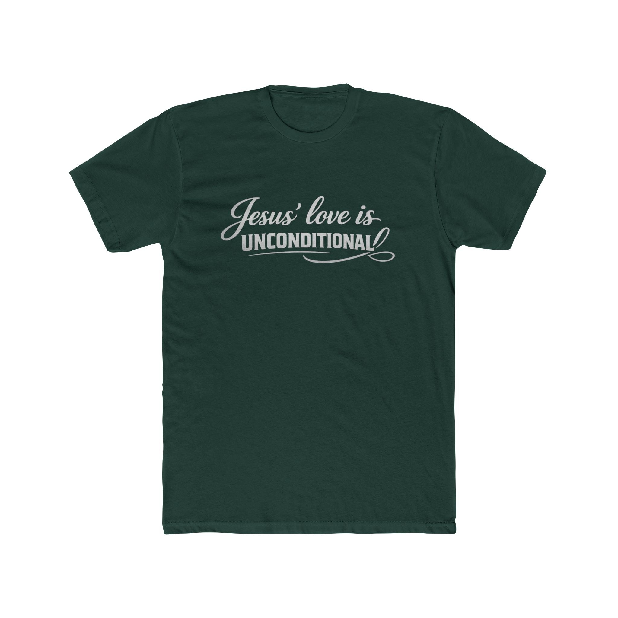 Jesus' Love Is Unconditional tee | Christian faith shirt, scripture design