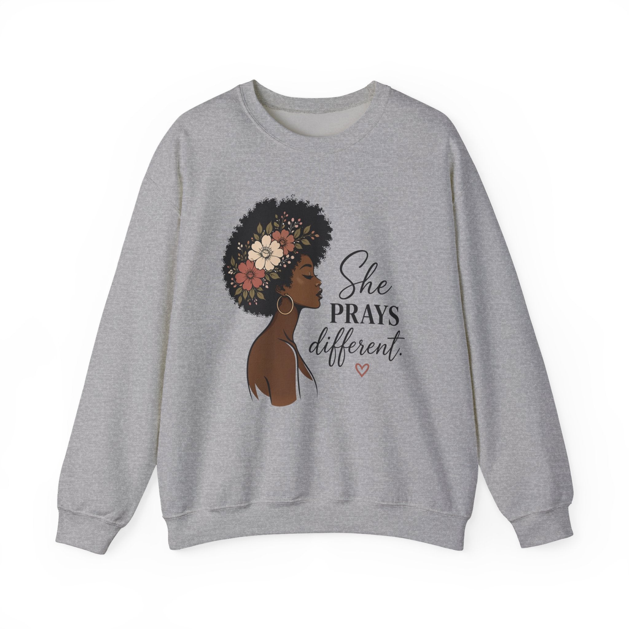 Womens Sweatshirt "She Prays Different"