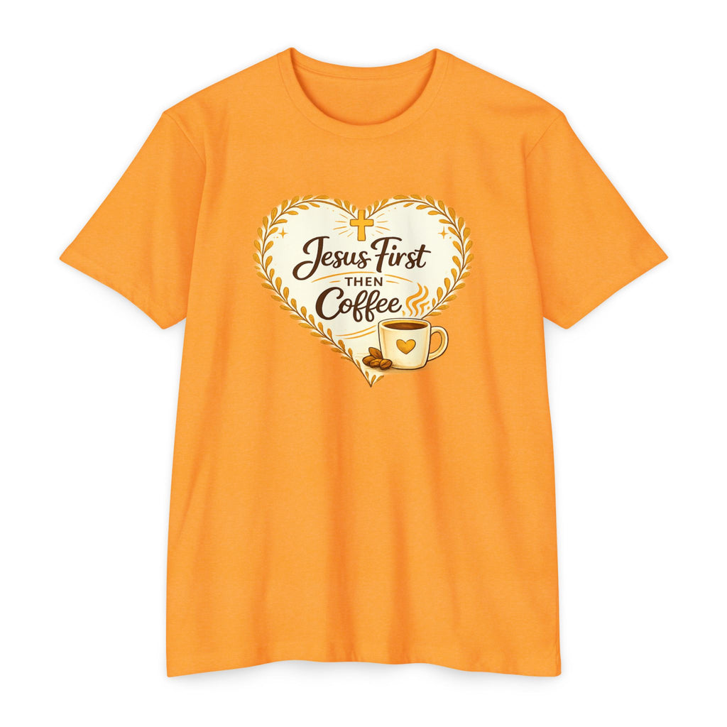 Womens Jesus First Then Coffee T-Shirt