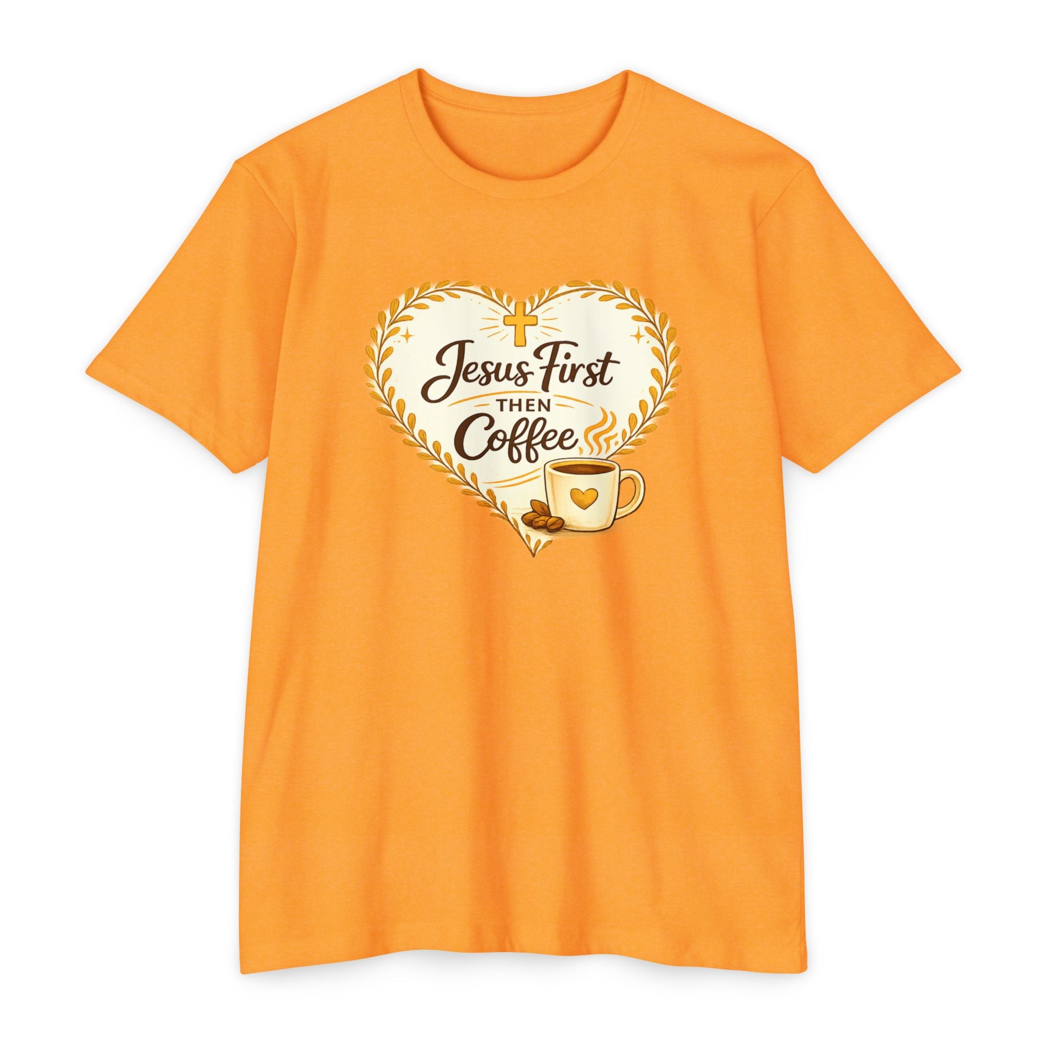 Womens Jesus First Then Coffee T-Shirt