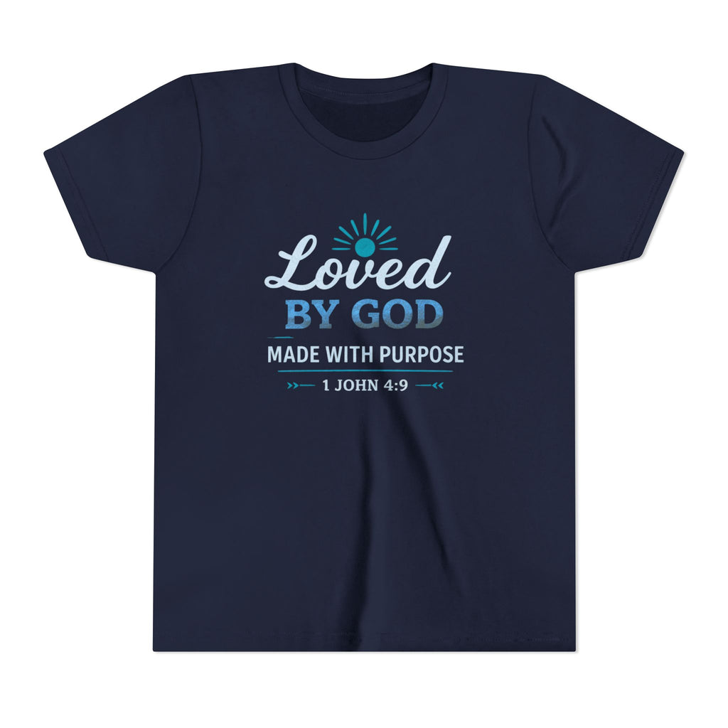 Boys Youth Short Sleeve Tee "Loved By God"