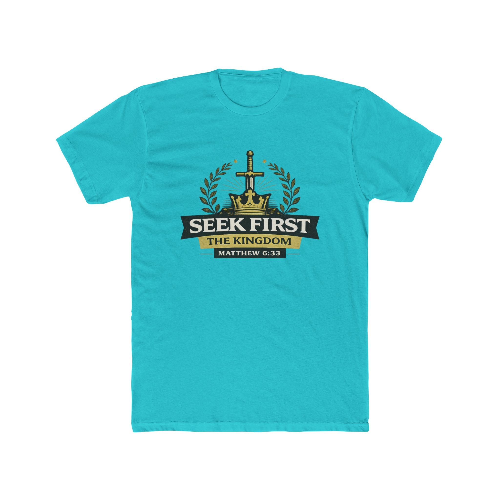 Seek First the Kingdom Tee | Matthew 6:33 Christian T-Shirt