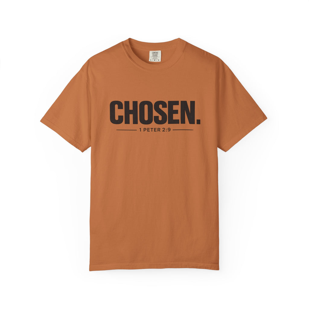 Chosen. T-Shirt — Christian Faith Graphic Tee (1 Peter 2:9)