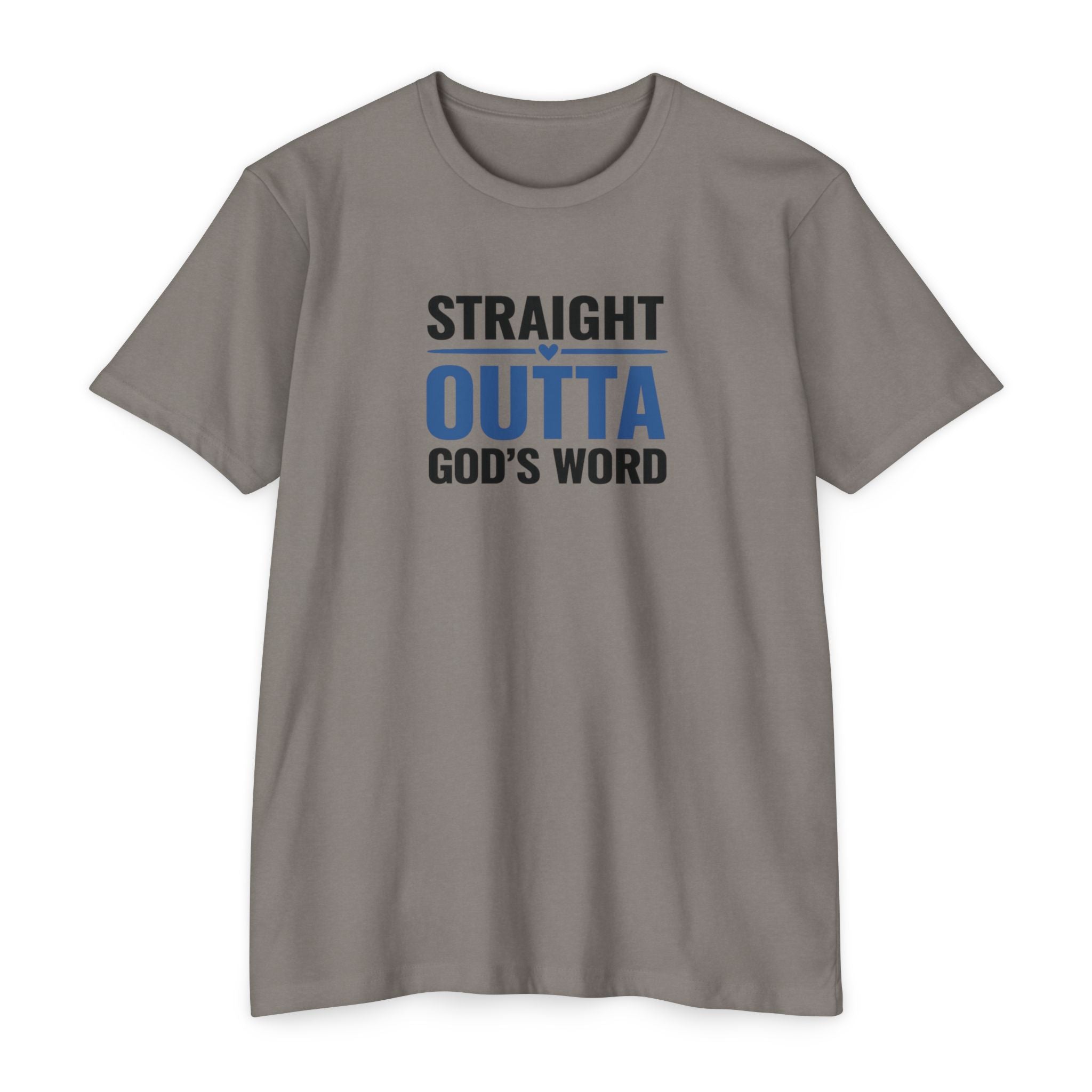 Womens Straight Outta God's Word T-shirt | Christian Faith Scripture Tee