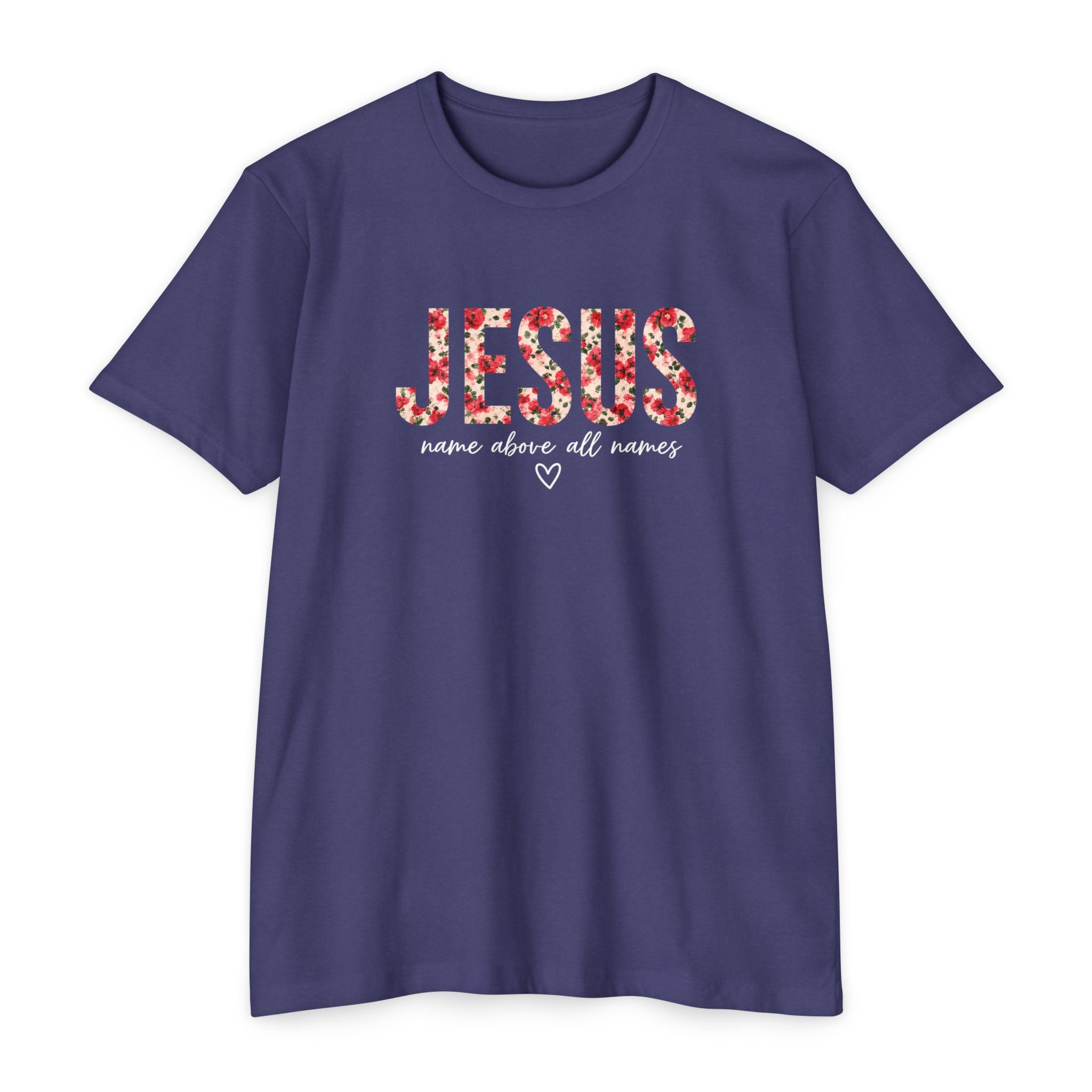 Womens Jesus Floral Mosaic T-Shirt