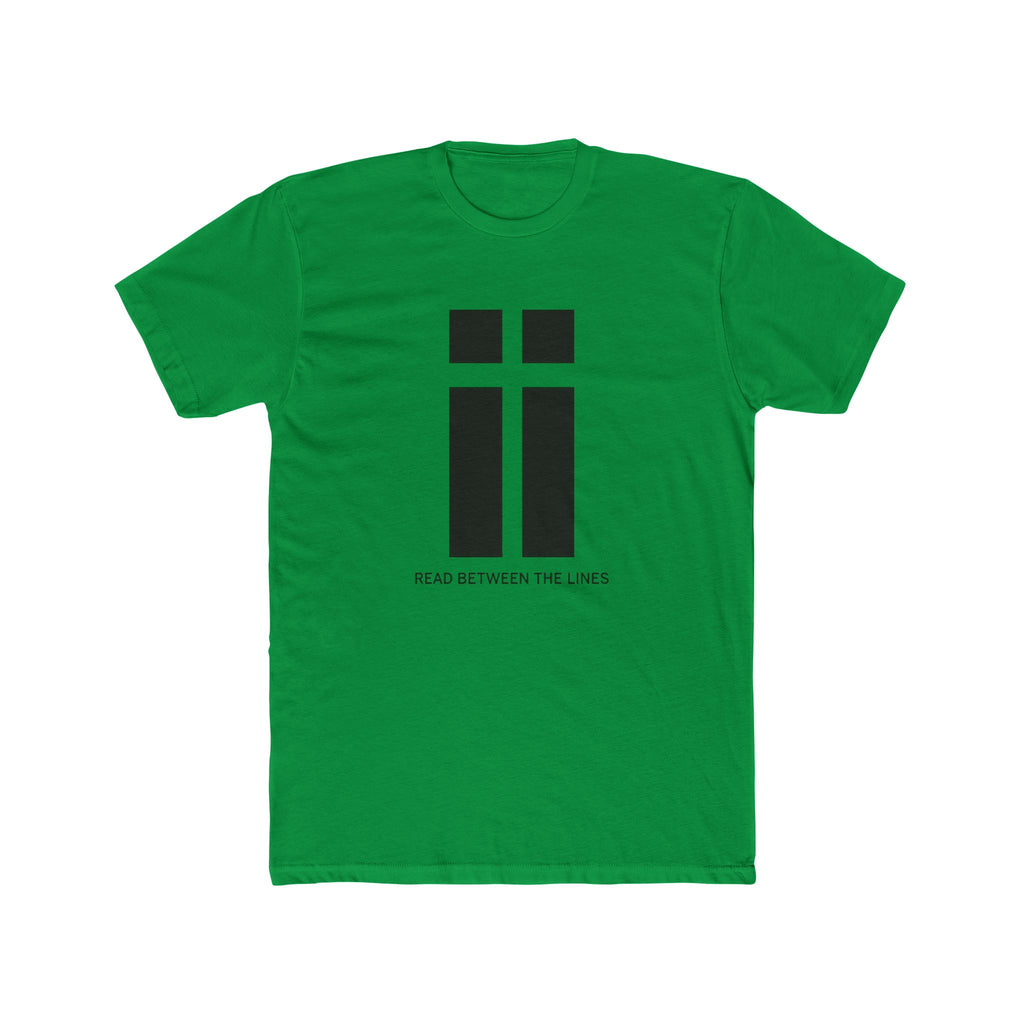 Read Between the Lines T-Shirt | Minimalist Typography Tee