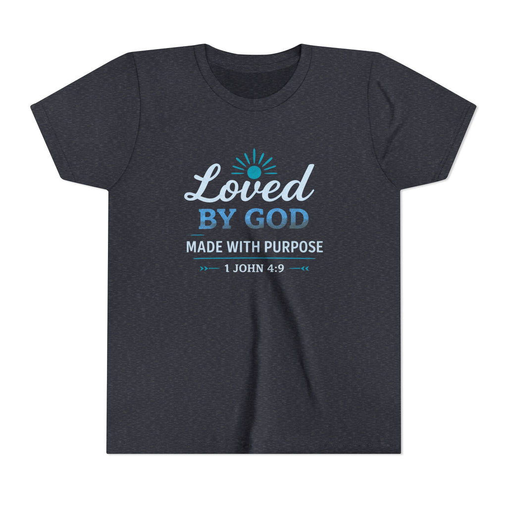 Boys Youth Short Sleeve Tee "Loved By God"