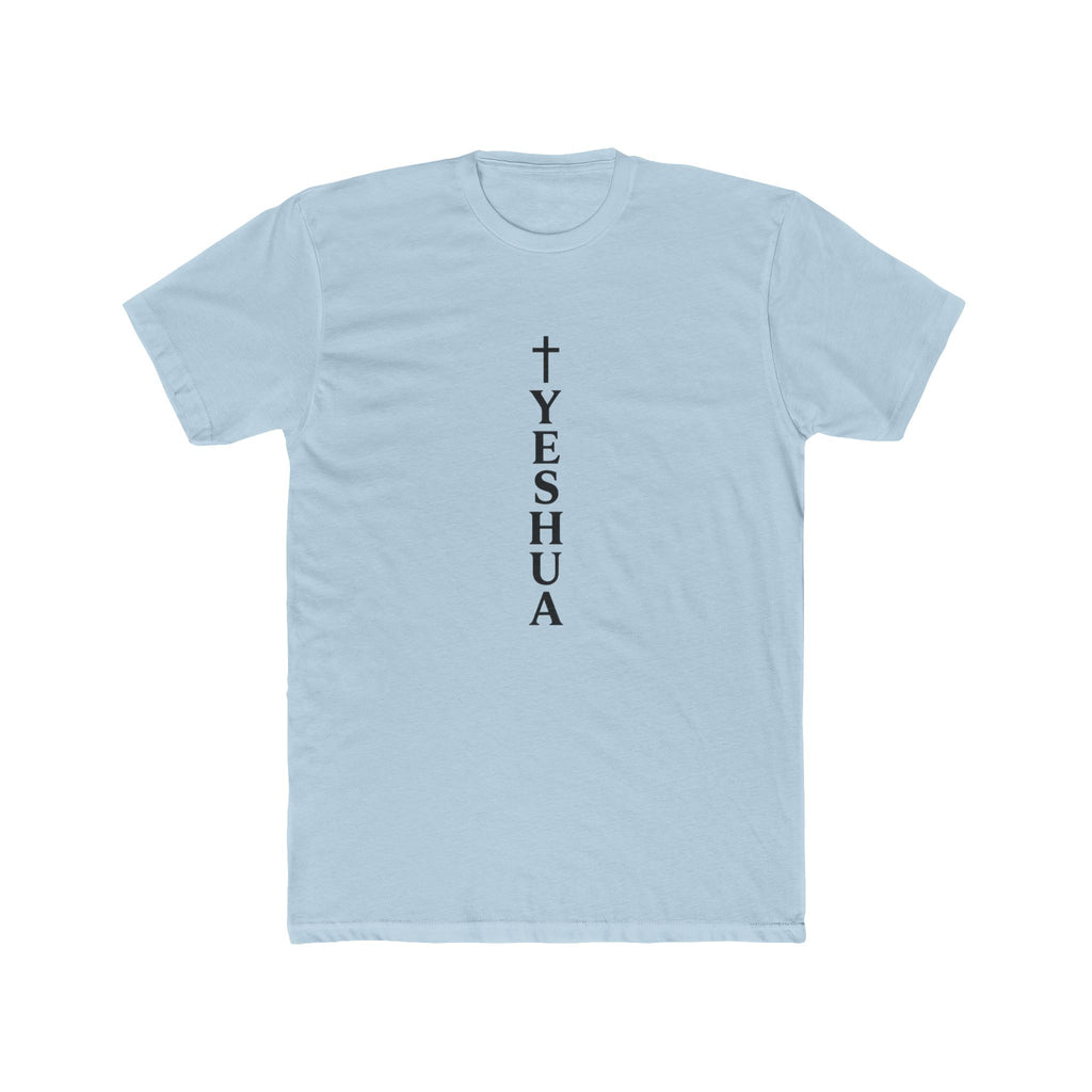 Yeshua Vertical Cross Tee | Christian Faith Shirt
