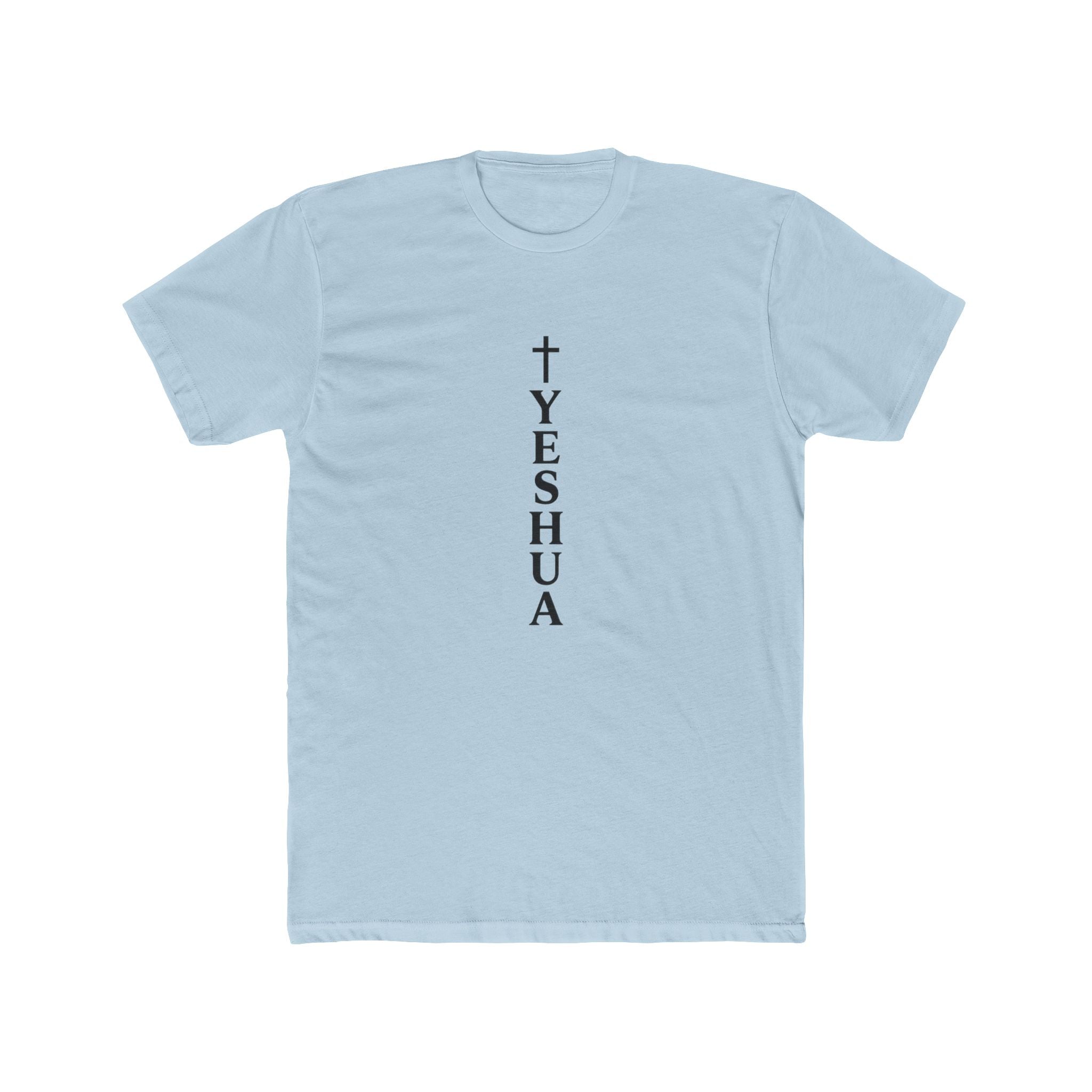 Yeshua Vertical Cross Tee | Christian Faith Shirt