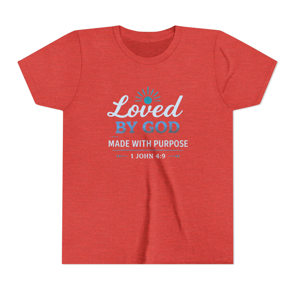 Boys Youth Short Sleeve Tee "Loved By God"