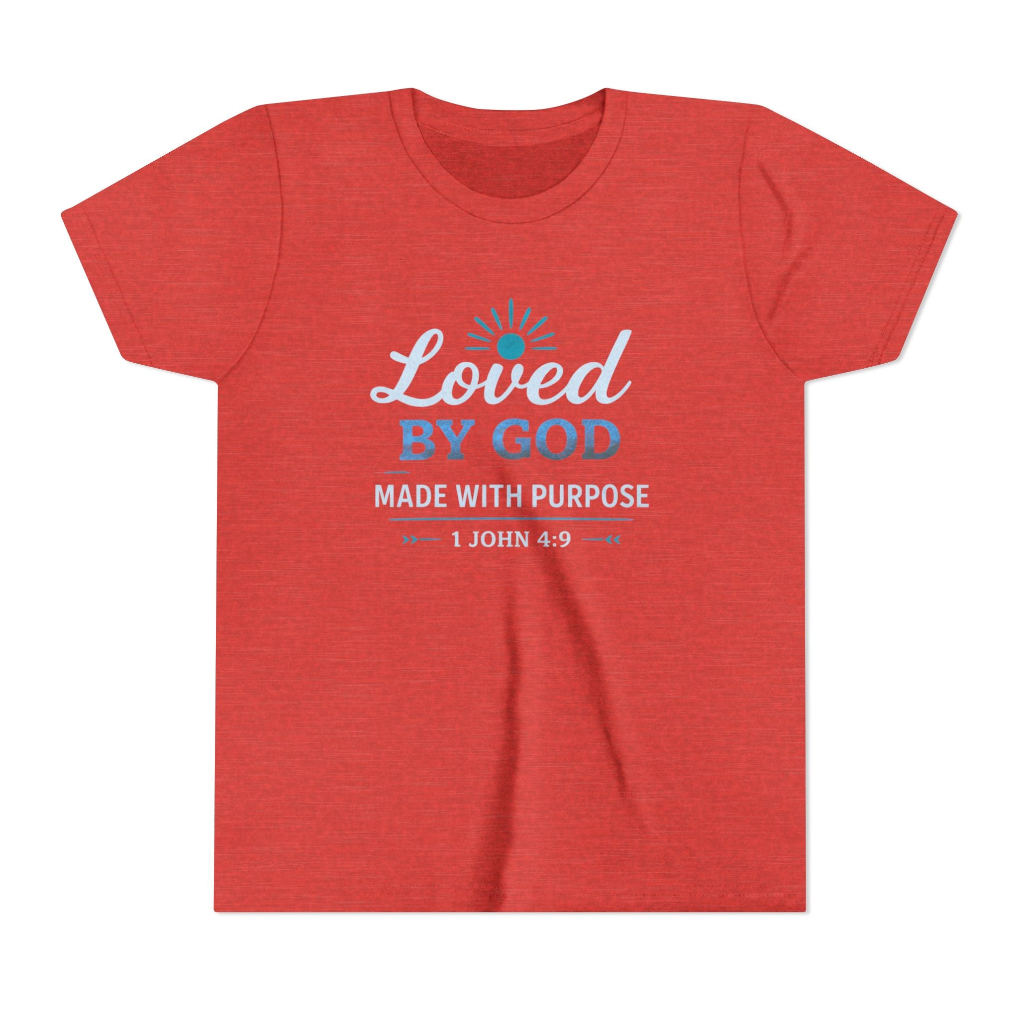 Boys Youth Short Sleeve Tee "Loved By God"