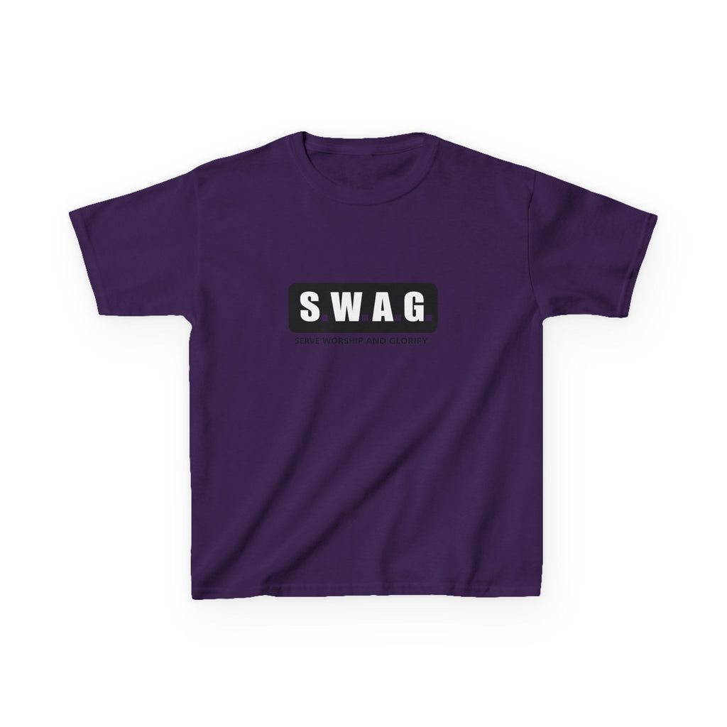 Girls Tee S.W.A.G. (Smile, Work, And Grow) Graphic Shirt