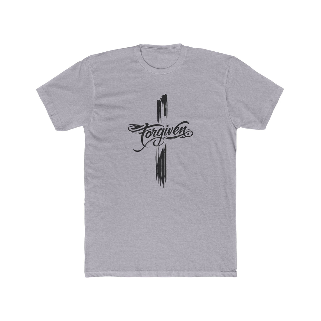 Forgiven Script Cross Tee | Faith Christian Religious Shirt