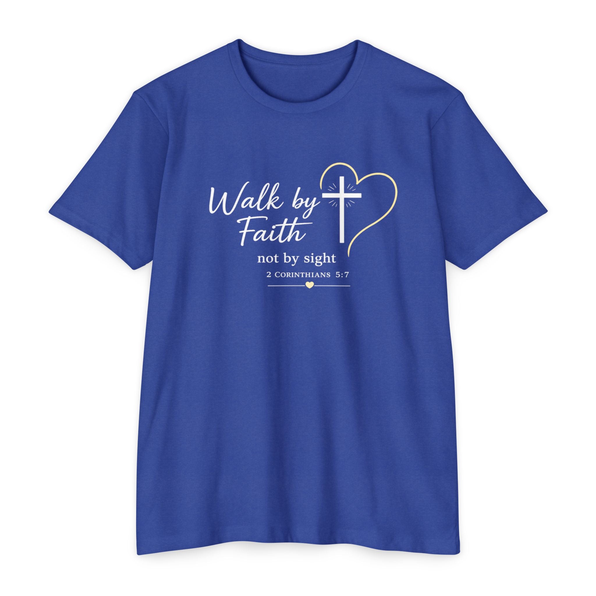 Womens Walk by Faith lantern T-shirt | Christian Tee