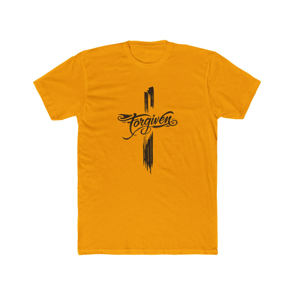 Forgiven Script Cross Tee | Faith Christian Religious Shirt