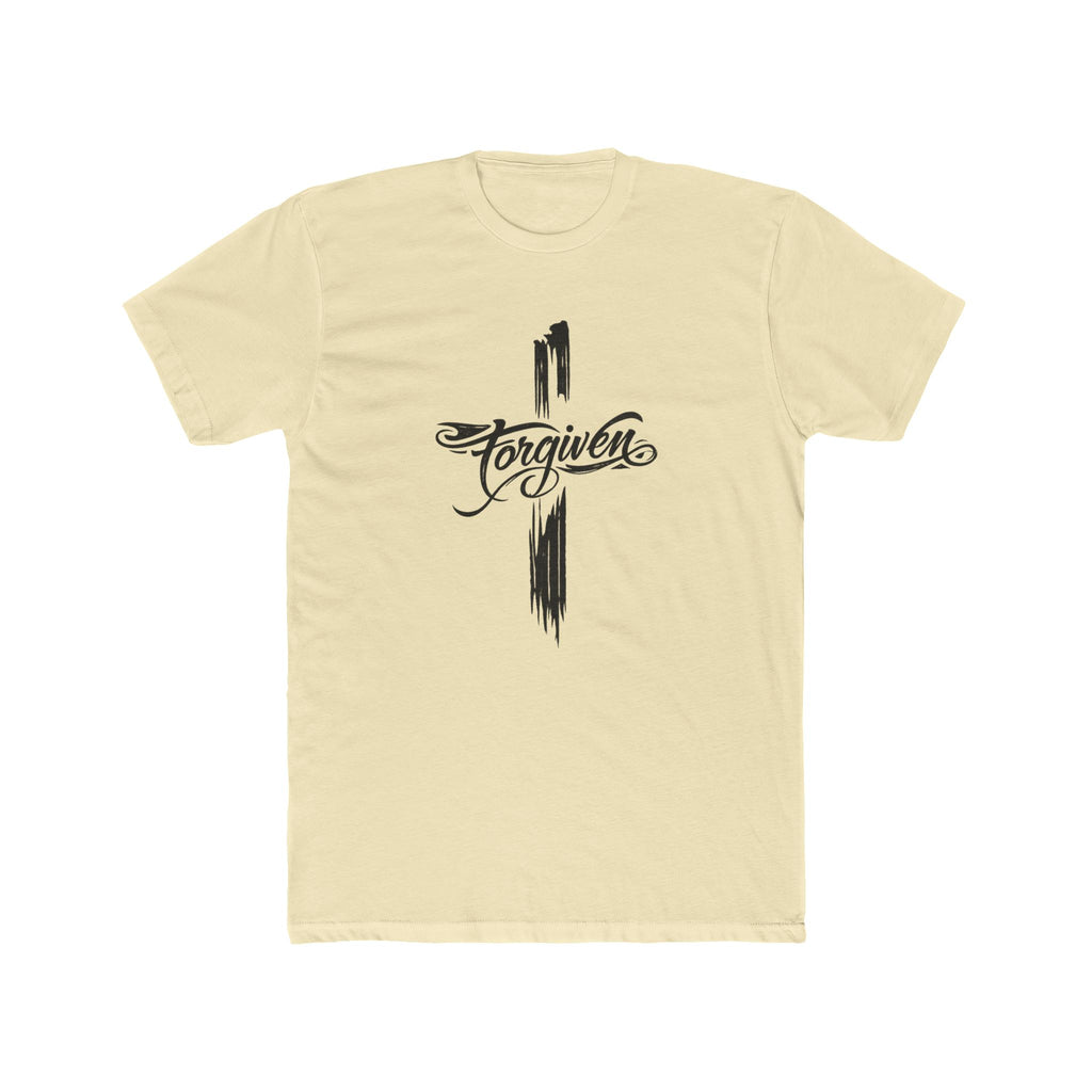 Forgiven Script Cross Tee | Faith Christian Religious Shirt