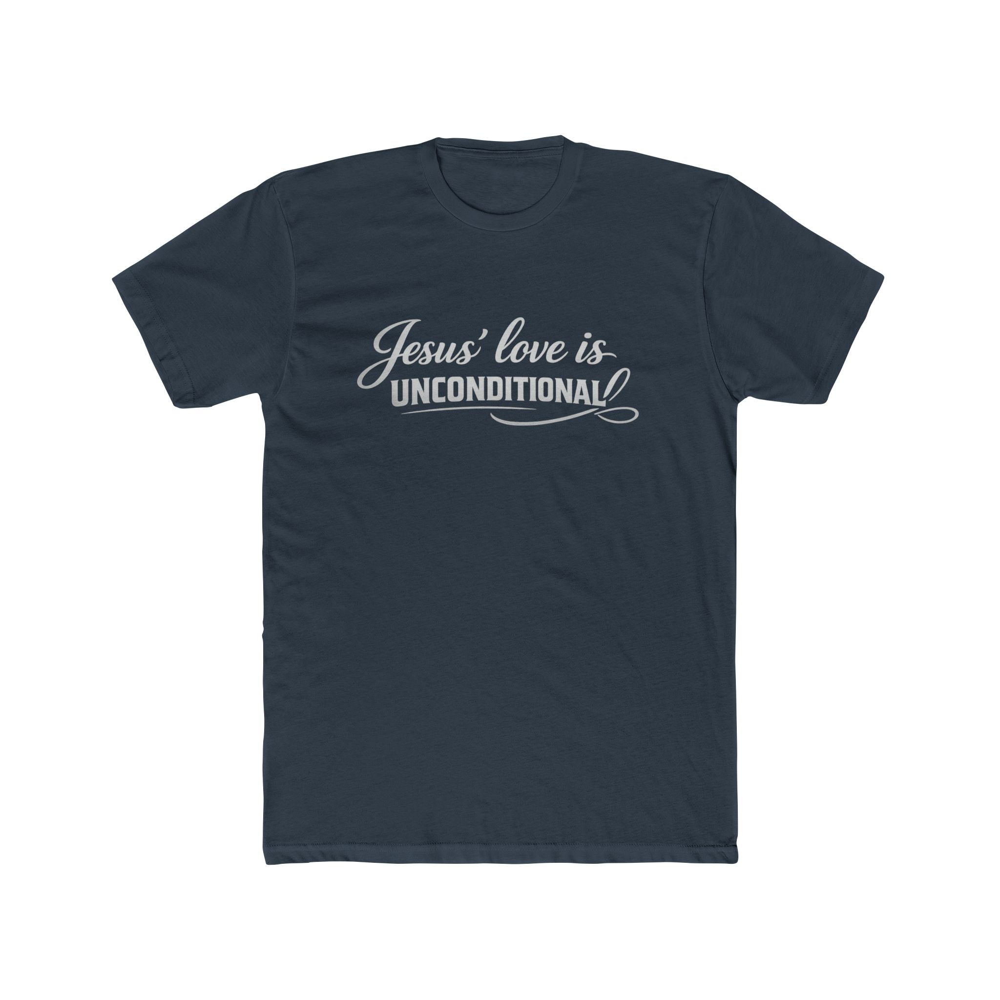 Jesus' Love Is Unconditional tee | Christian faith shirt, scripture design