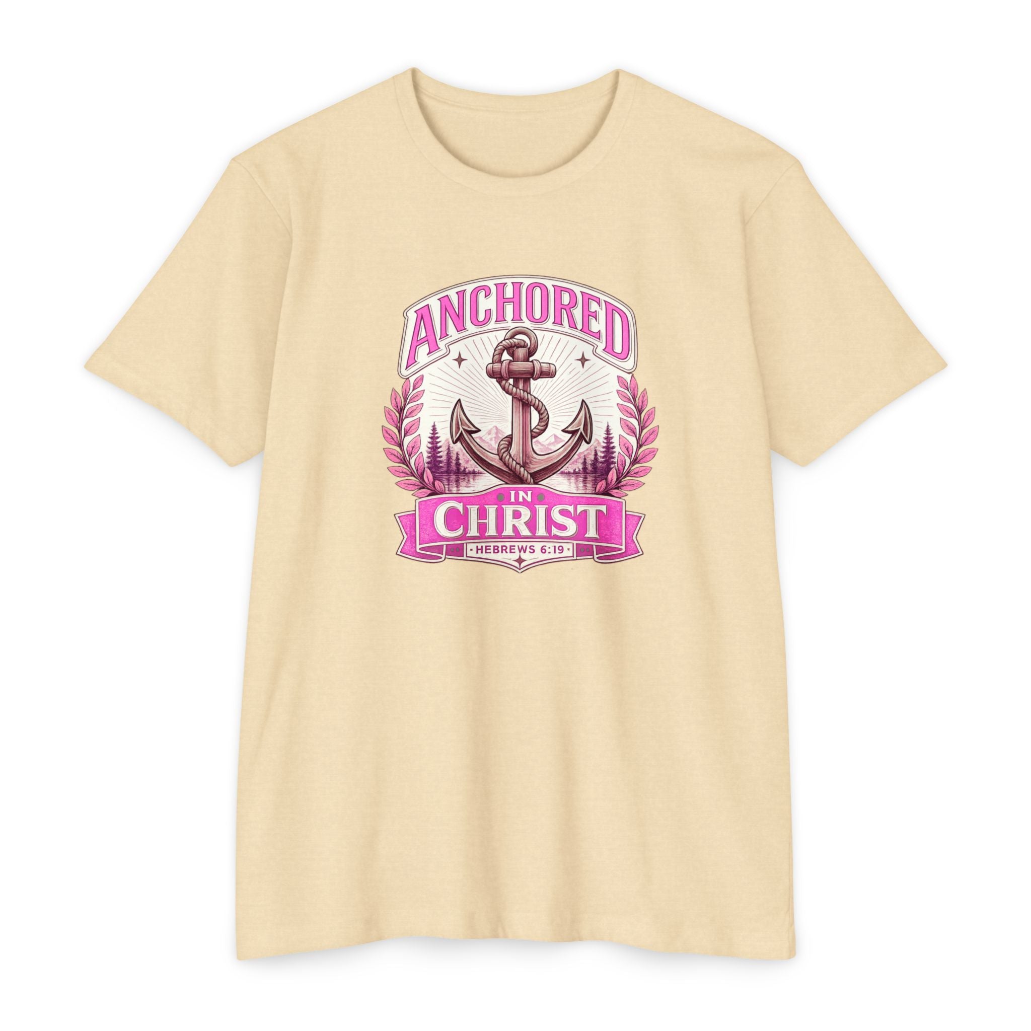 Women Anchored in Christ Anchor Graphic T-shirt