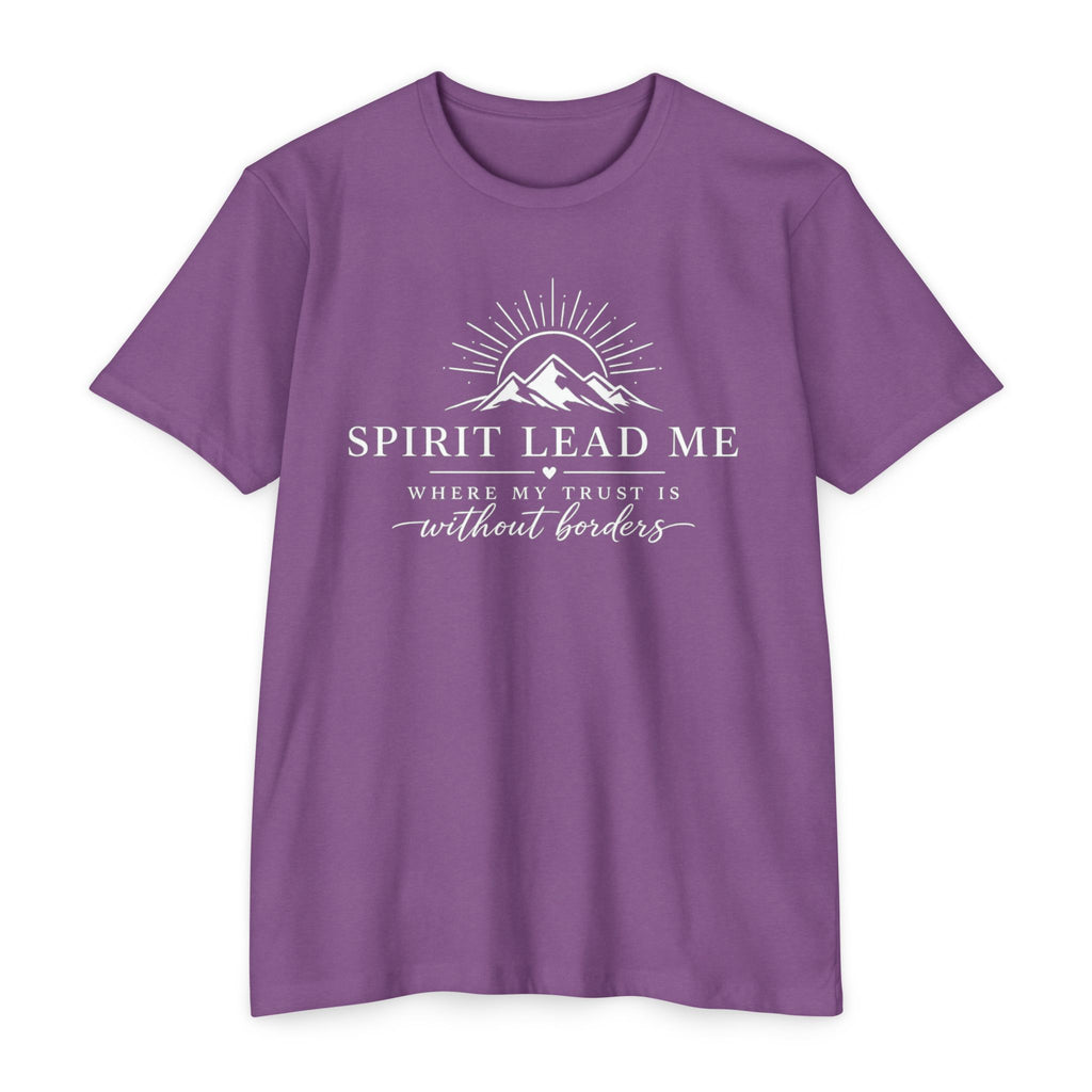 Womens  "Spirit Lead Me" Inspirational Christian Tee