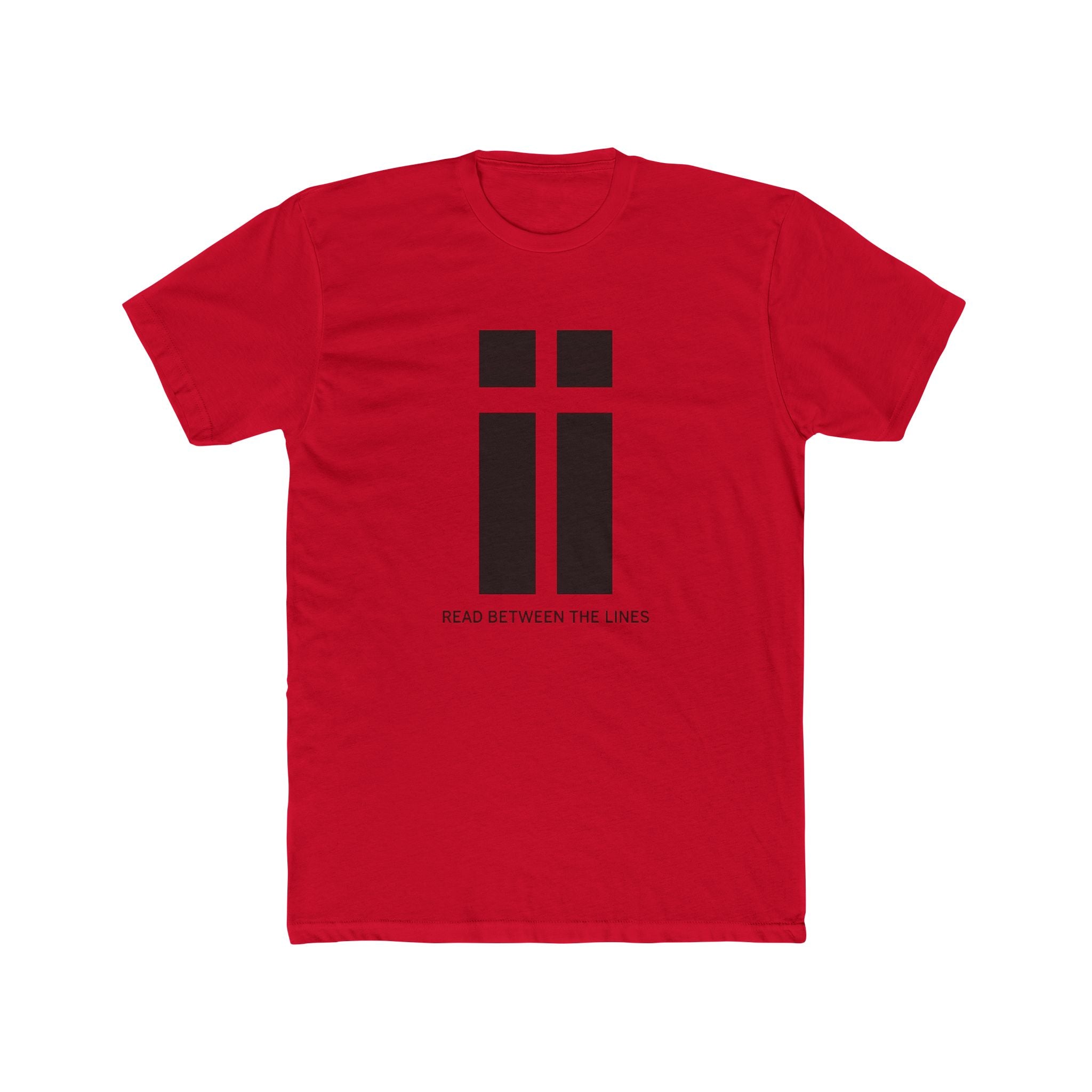 Read Between the Lines T-Shirt | Minimalist Typography Tee