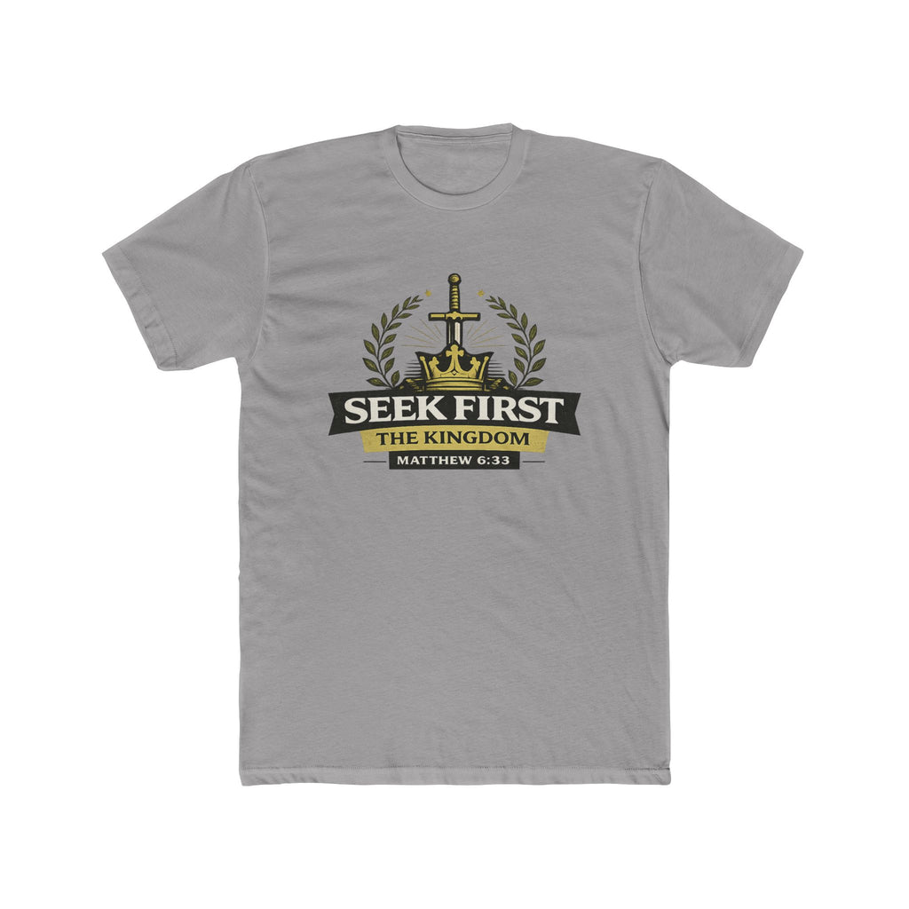 Seek First the Kingdom Tee | Matthew 6:33 Christian T-Shirt