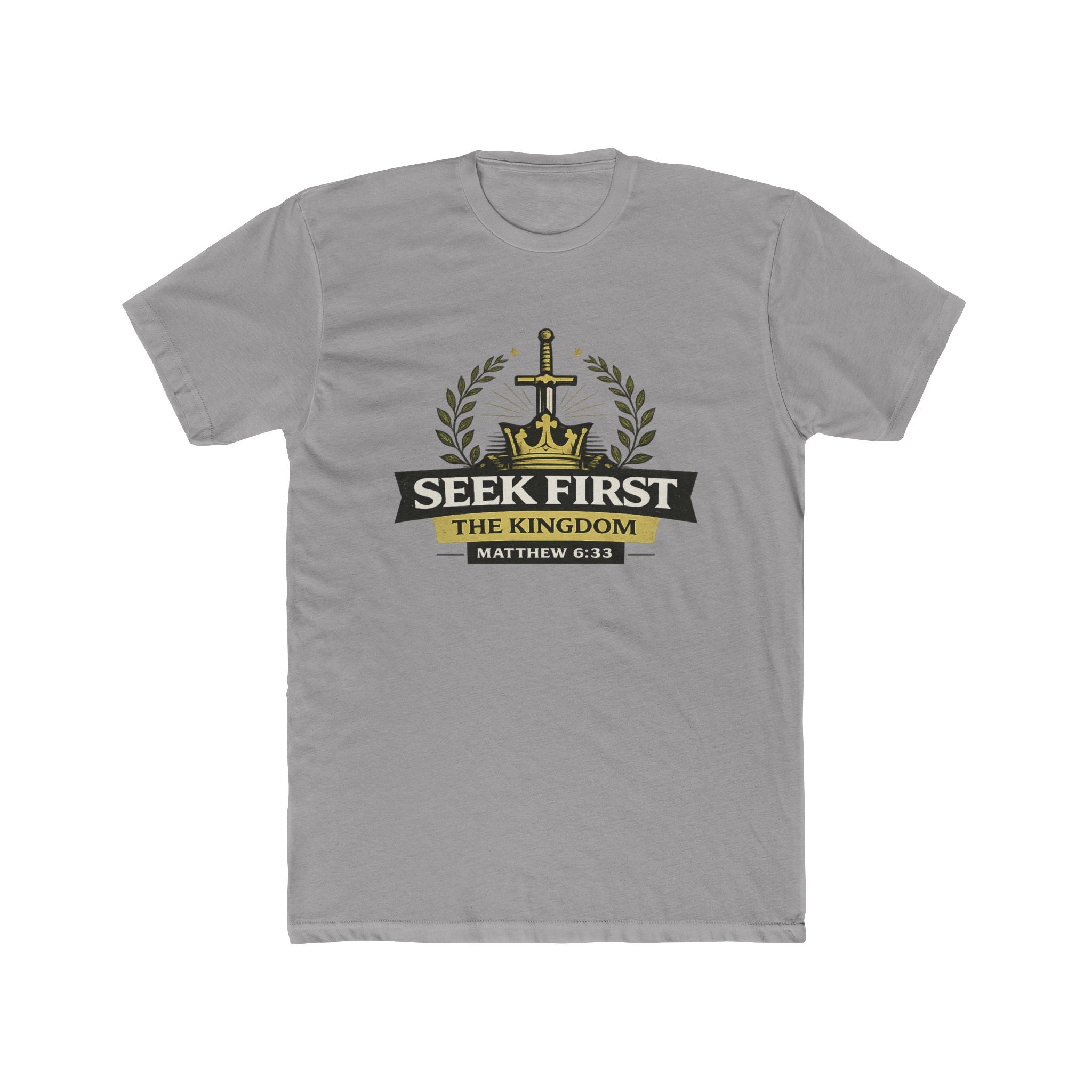 Seek First the Kingdom Tee | Matthew 6:33 Christian T-Shirt