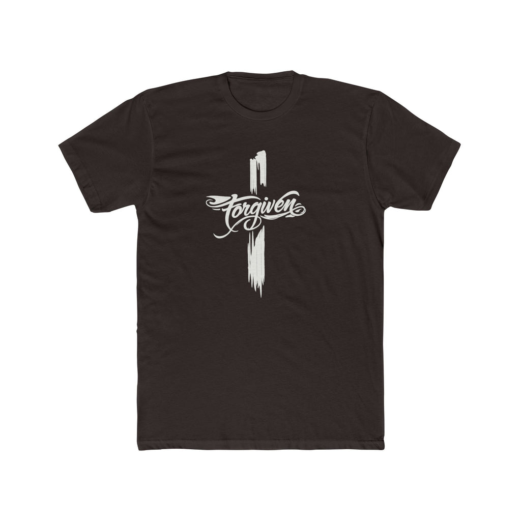 Faith Cross Script T-Shirt | Religious Christian Tee