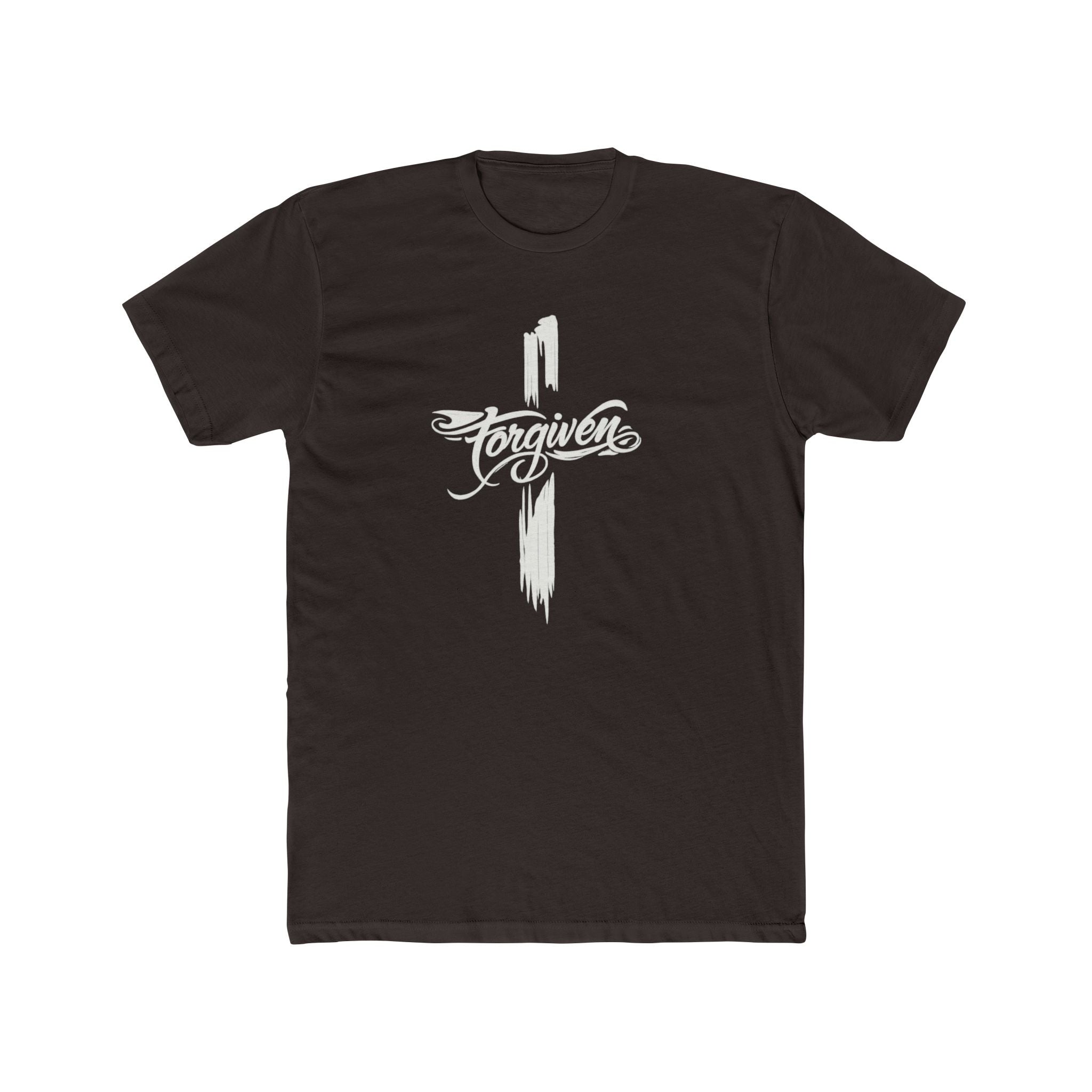 Faith Cross Script T-Shirt | Religious Christian Tee