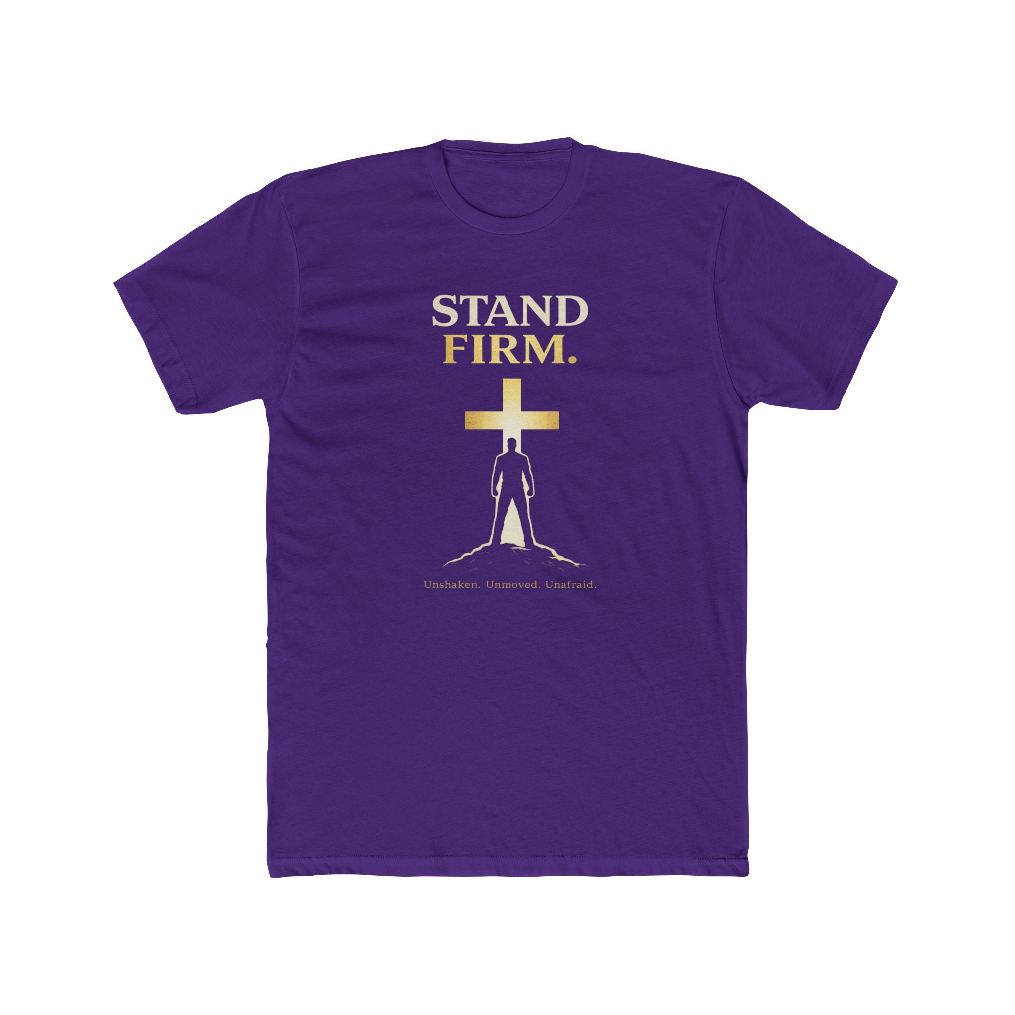 Stand Firm Cross silhouette T-Shirt | Christian faith shirt