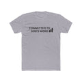 Connected to God's Word | Men Christian Faith Graphic Shirt