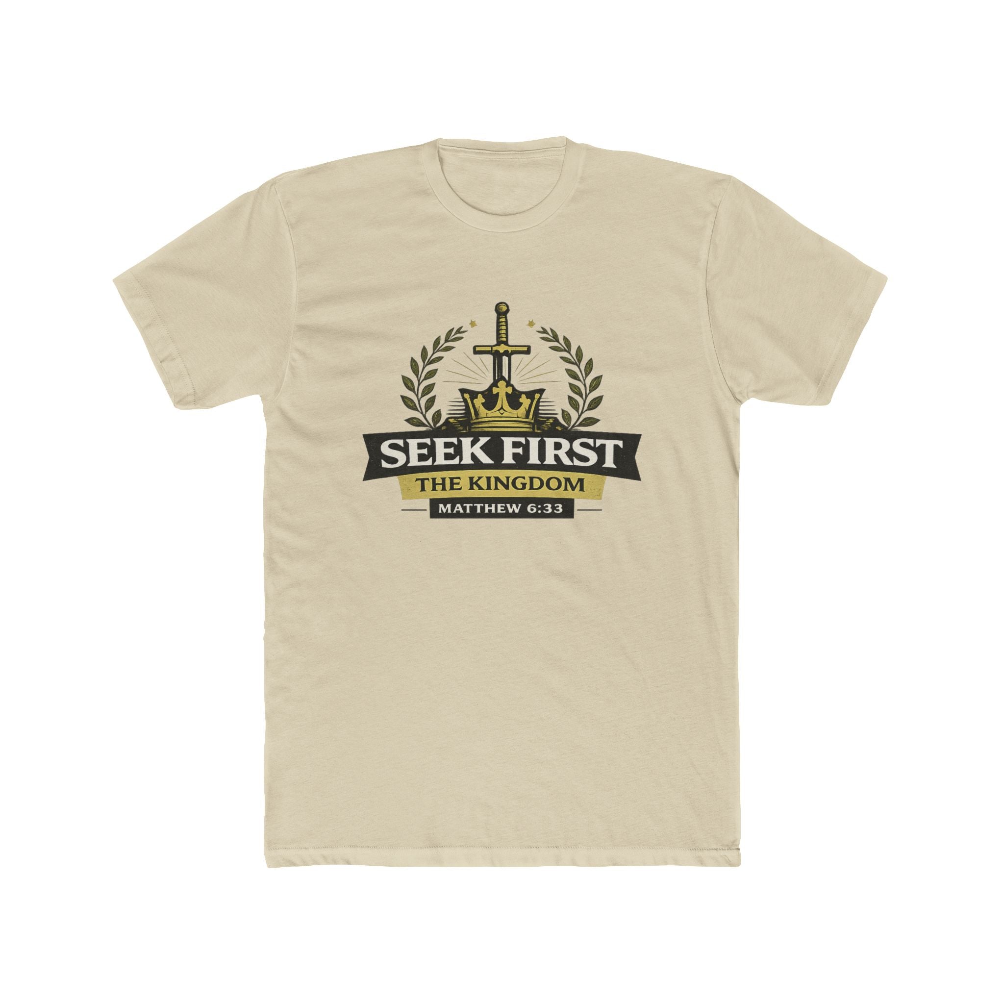 Seek First the Kingdom Tee | Matthew 6:33 Christian T-Shirt