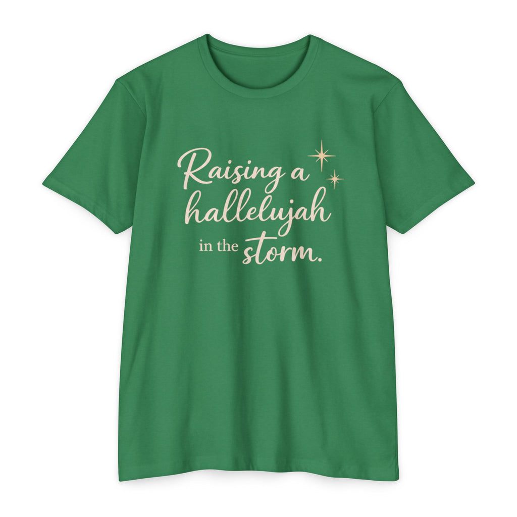 Raising a Hallelujah T-Shirt — Inspirational Christian Faith Tee