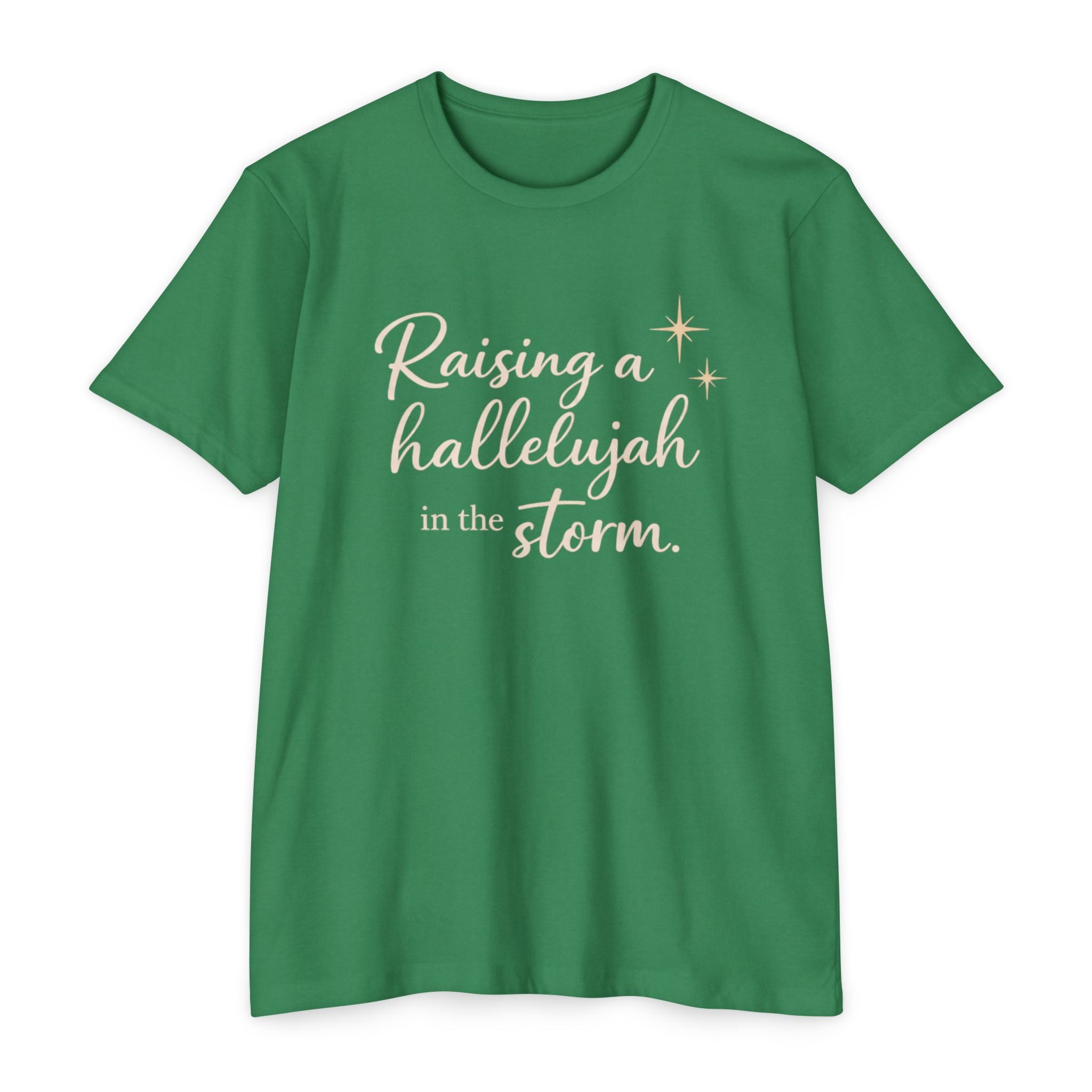 Raising a Hallelujah T-Shirt — Inspirational Christian Faith Tee