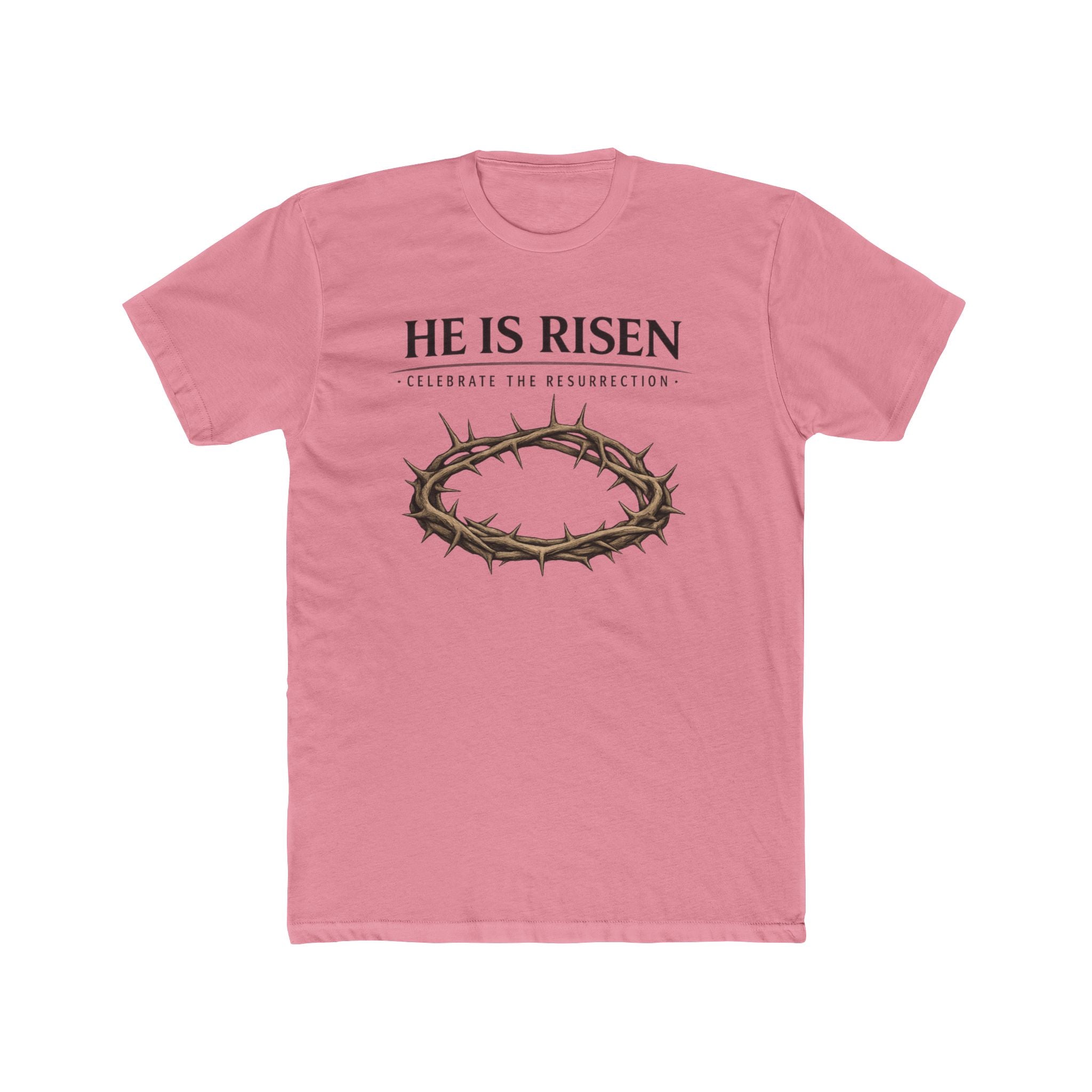 Mens " He is Risen " Christian T-Shirt | Next Level Brand
