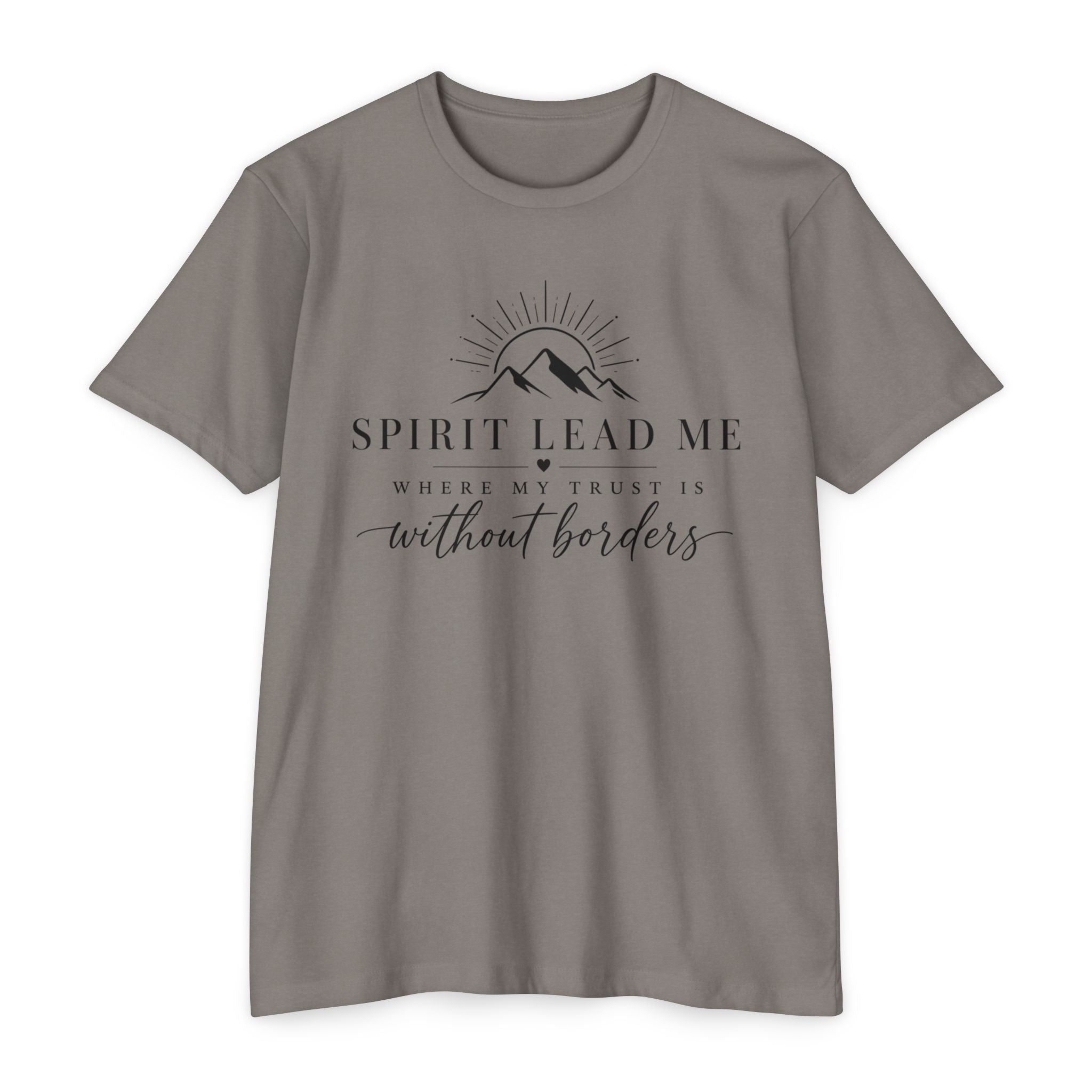 Womens  "Spirit Lead Me" Inspirational Christian Tee