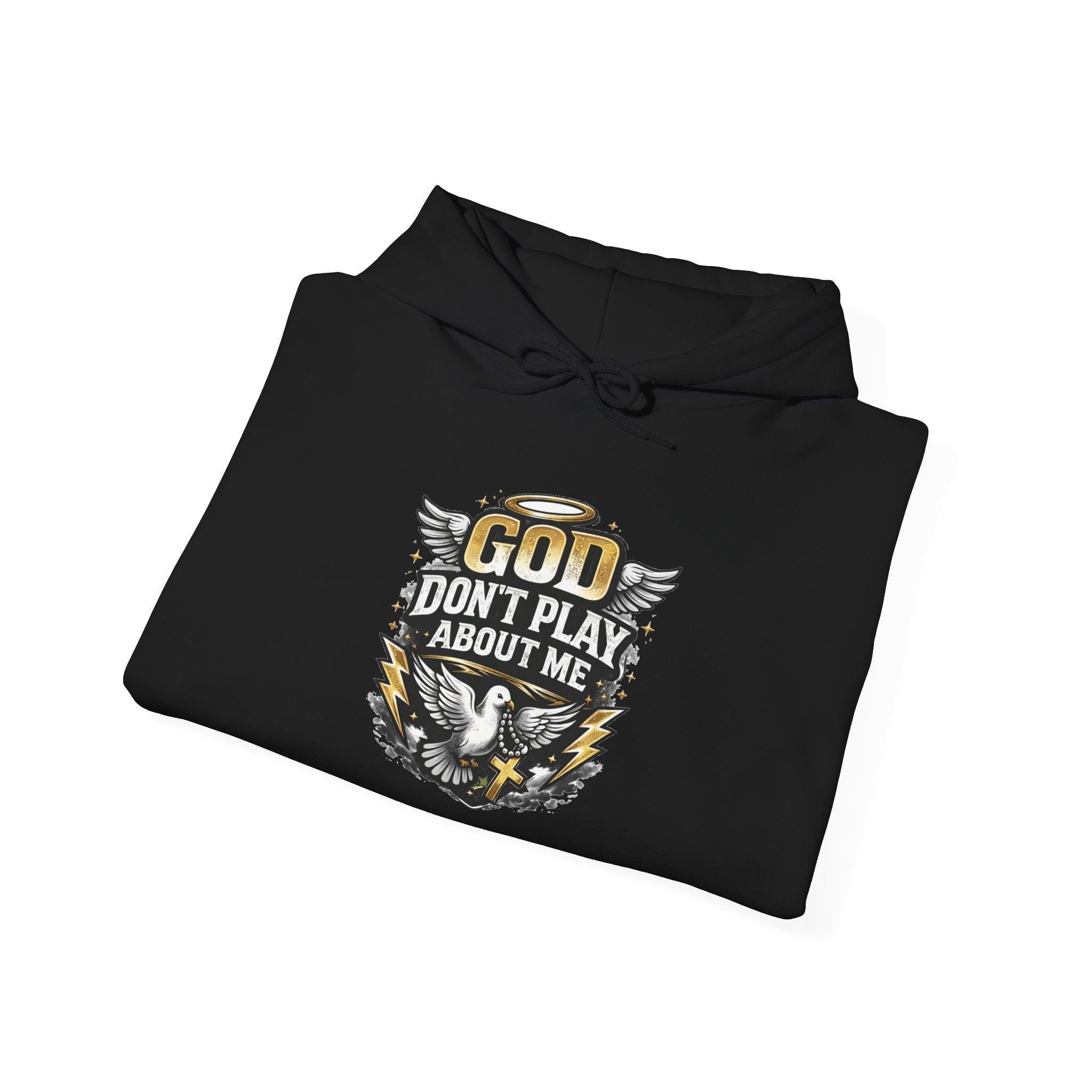 God Don't Play About Me Hoodie — Christian Eagle Faith Pullover