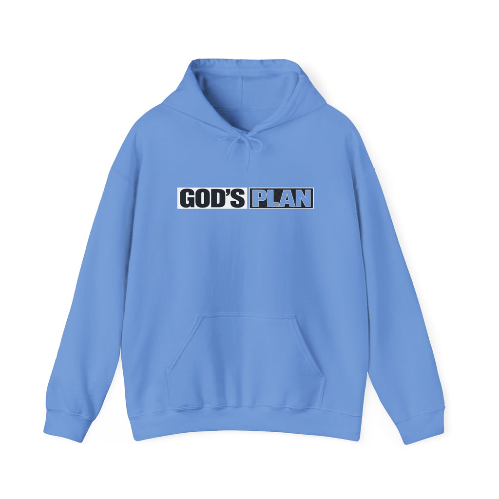 God's Plan Hoodie — Minimal Faith Graphic Hooded Sweatshirt